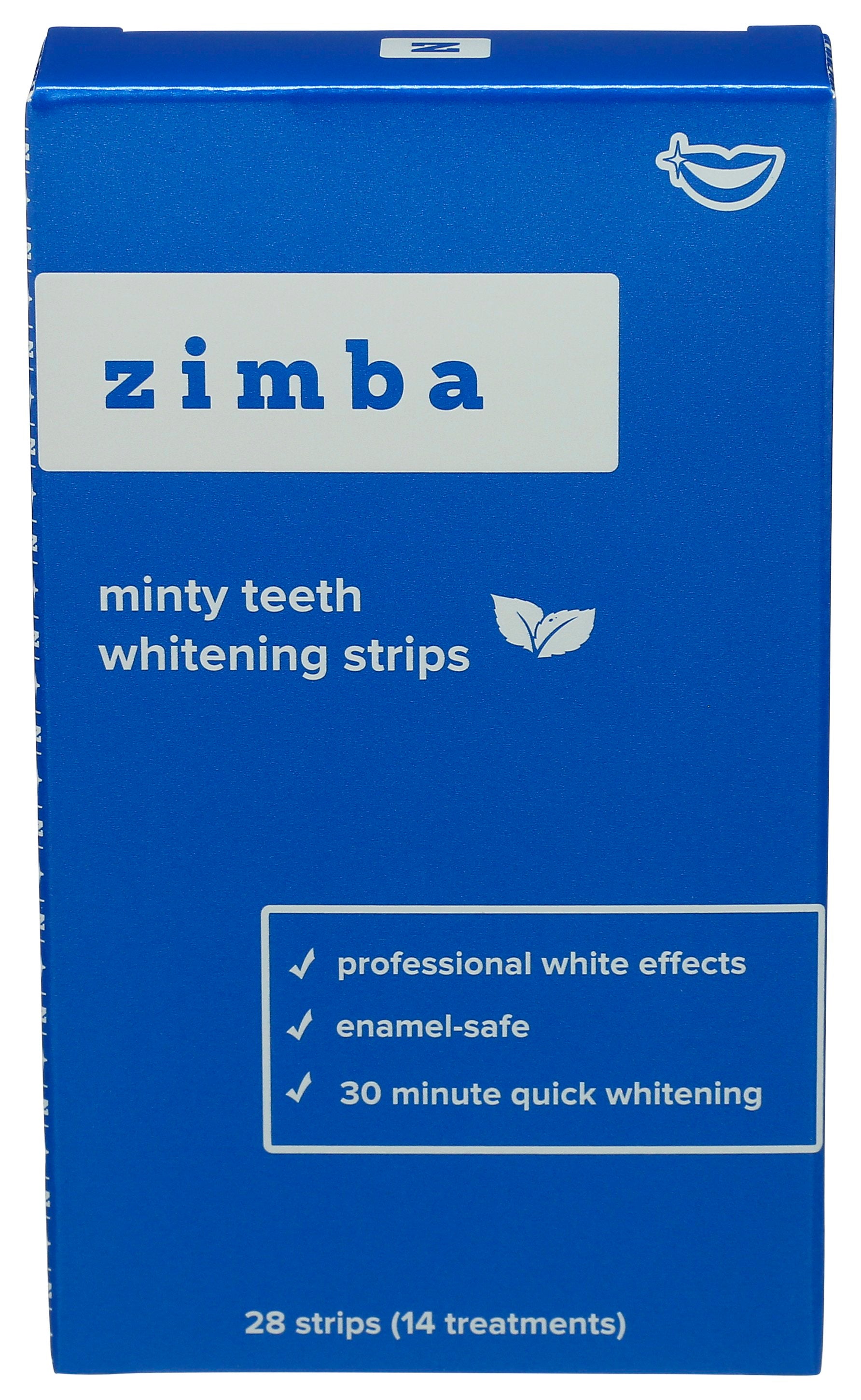 ZIMBA TEETH WHTN STRIPS MINTY - Case of 6