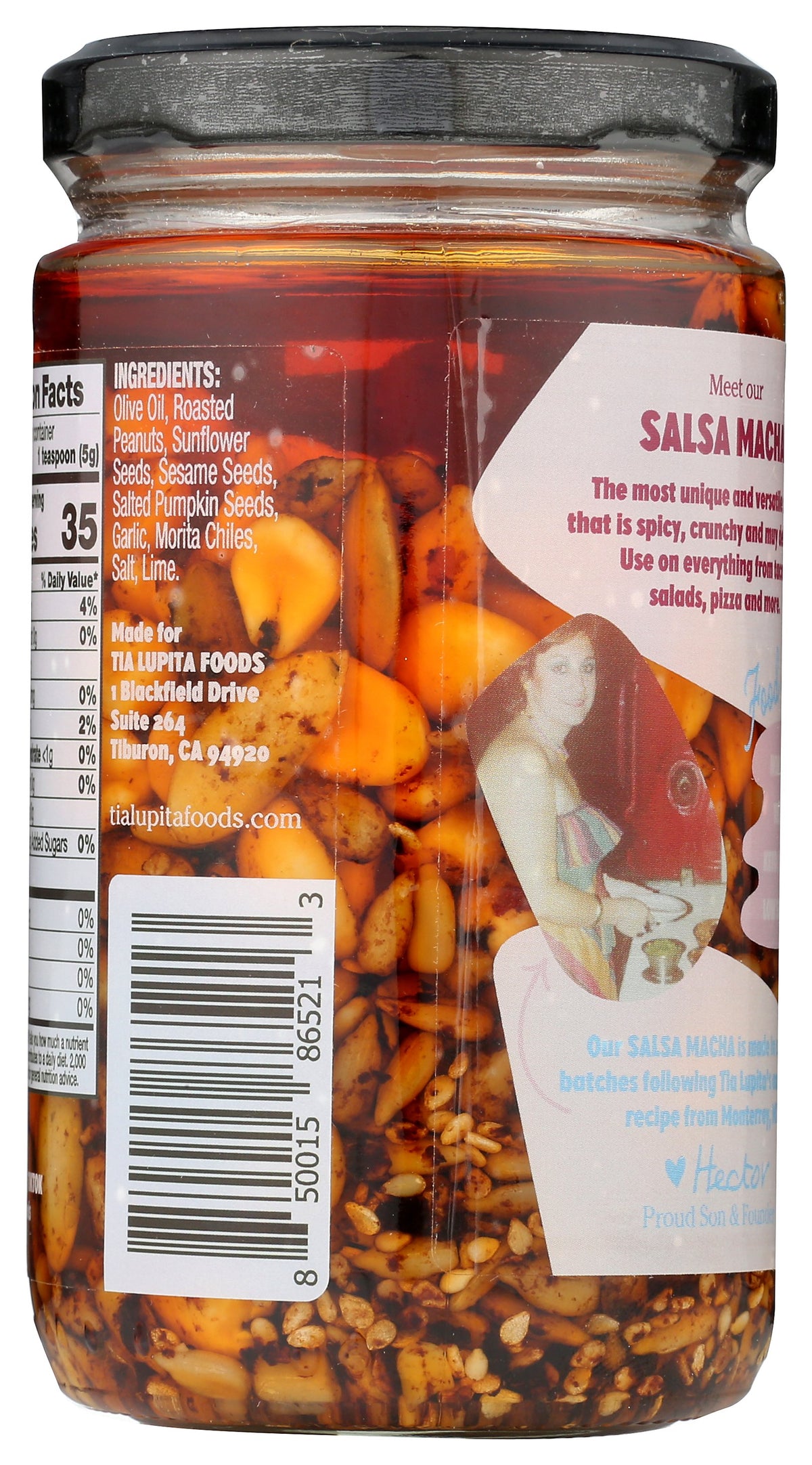 TIA LUPITA FOODS SALSA MCHA CHL PNUT PPITA - Case of 6