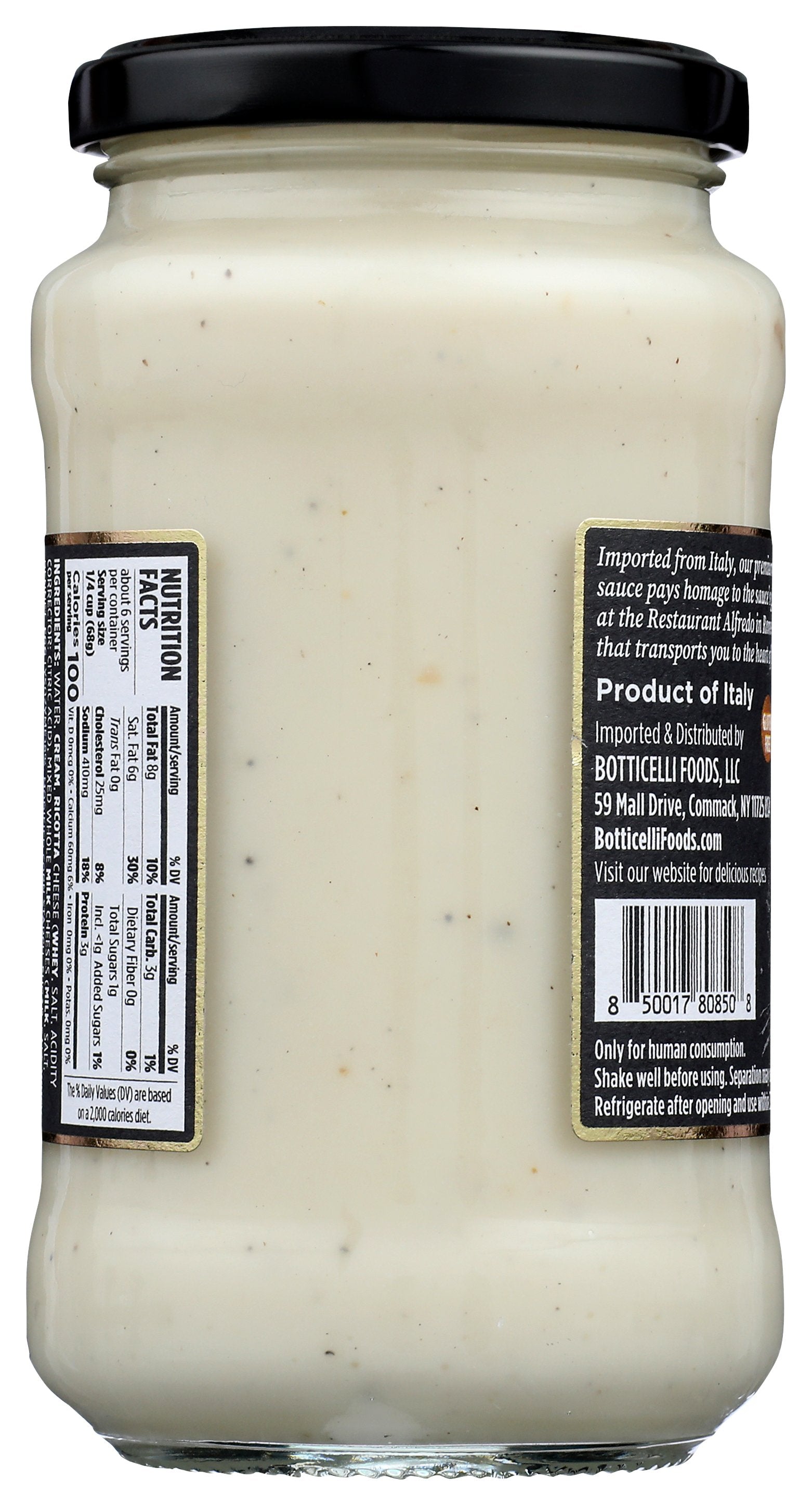 BOTTICELLI FOODS LLC SAUCE ALFREDO GARLIC - Case of 6
