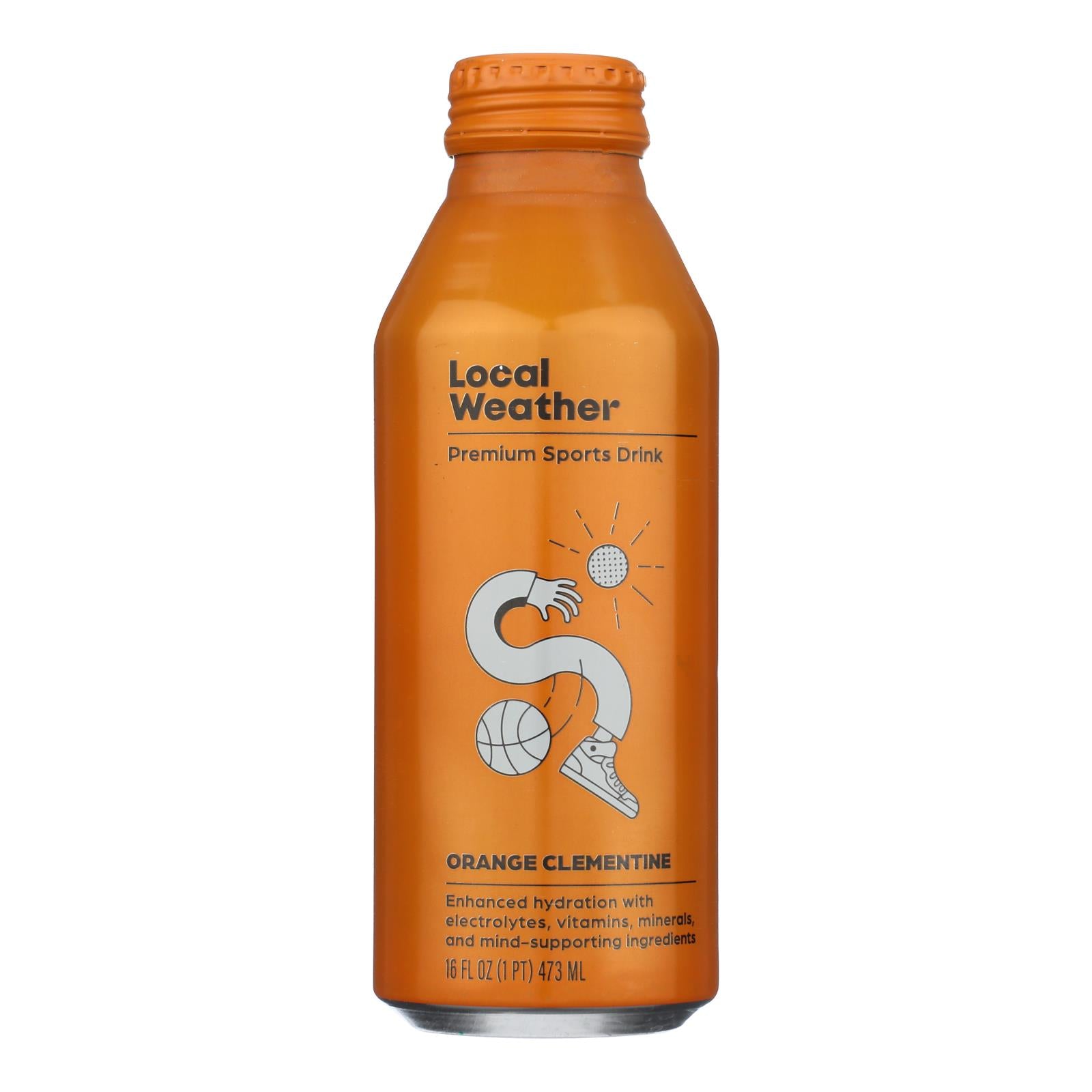 Local Weather - Sprt Drink Orng Clemntne - CS of 12-16 FZ