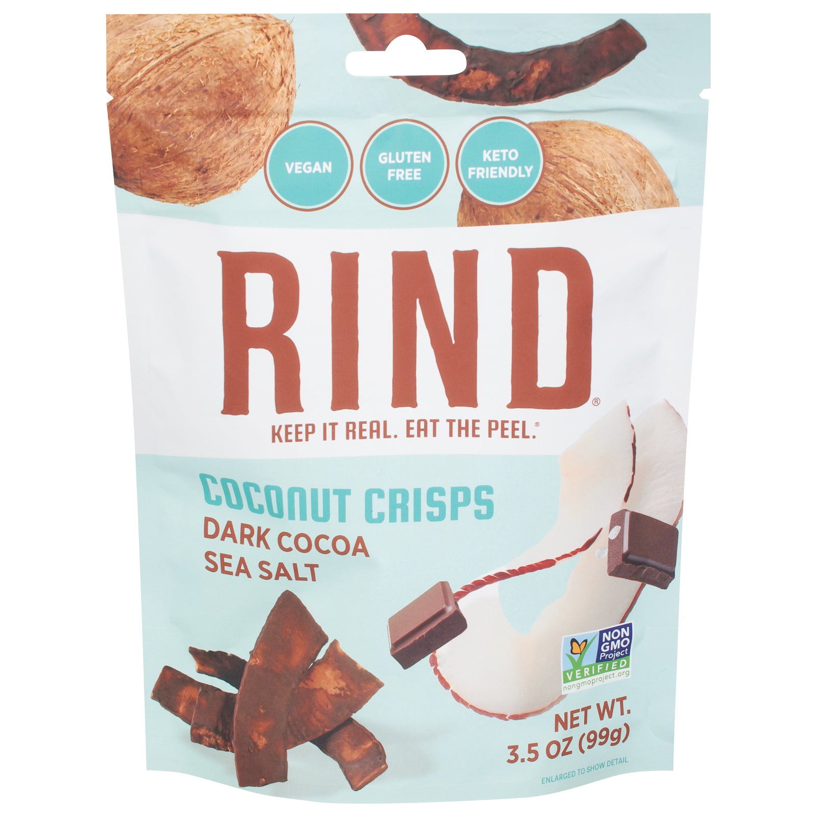 Rind Snacks - Crsps Cnut Dk Cocoa Sslt - CS of 12-3.5 OZ