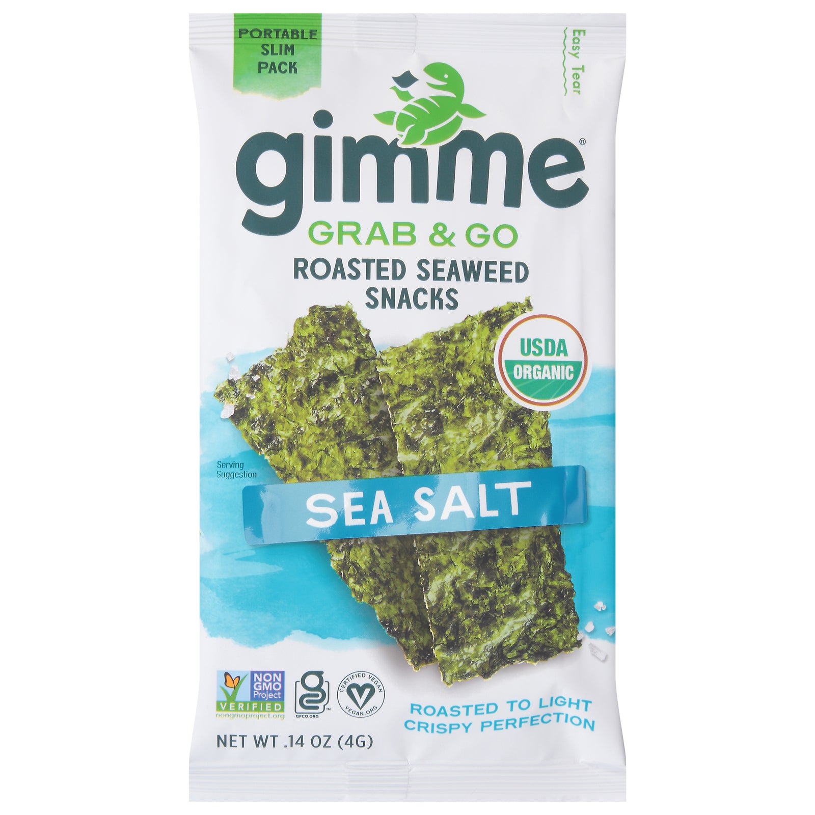 Gimme Seaweed Snacks - Seaweed Og2 Rstd Sea Salt - CS of 30-.14 OZ