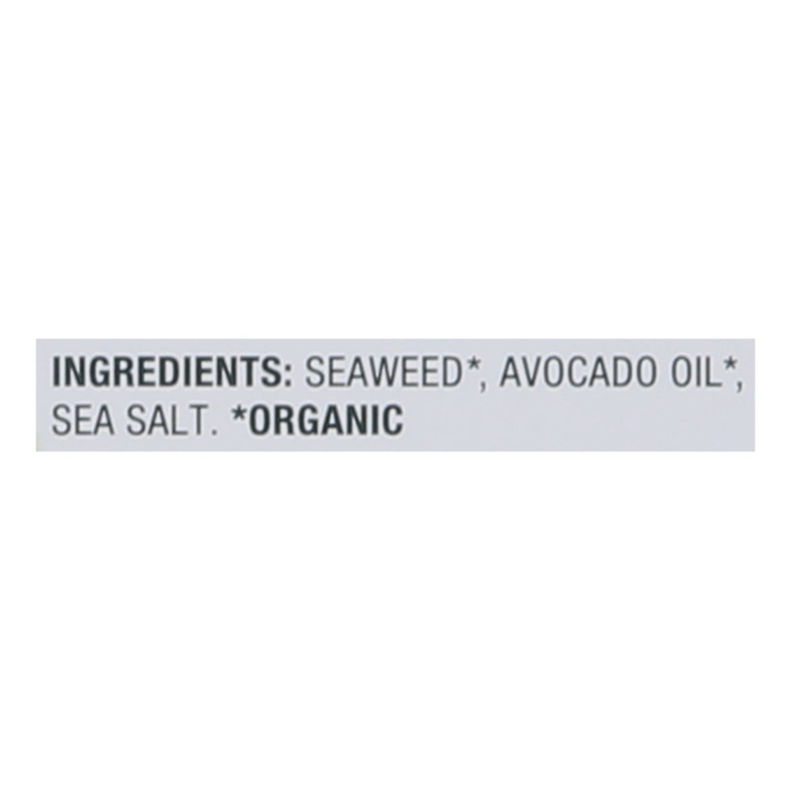 Gimme Seaweed Snacks - Seawd Snk Og2 Avo Oil 5pk - CS of 6-5/.14 OZ