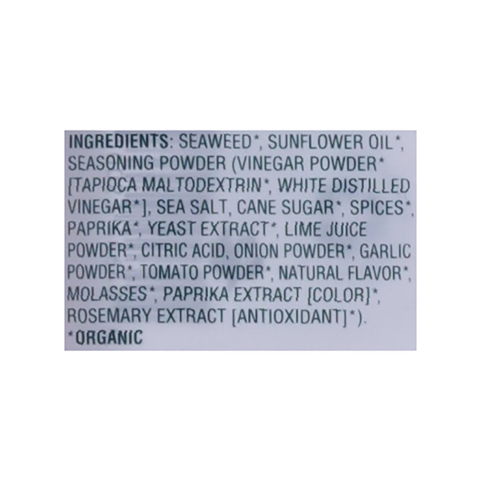 Gimme Seaweed Snacks - Seawd Snk Og2 Chili Lime - CS of 8-6/.17 OZ