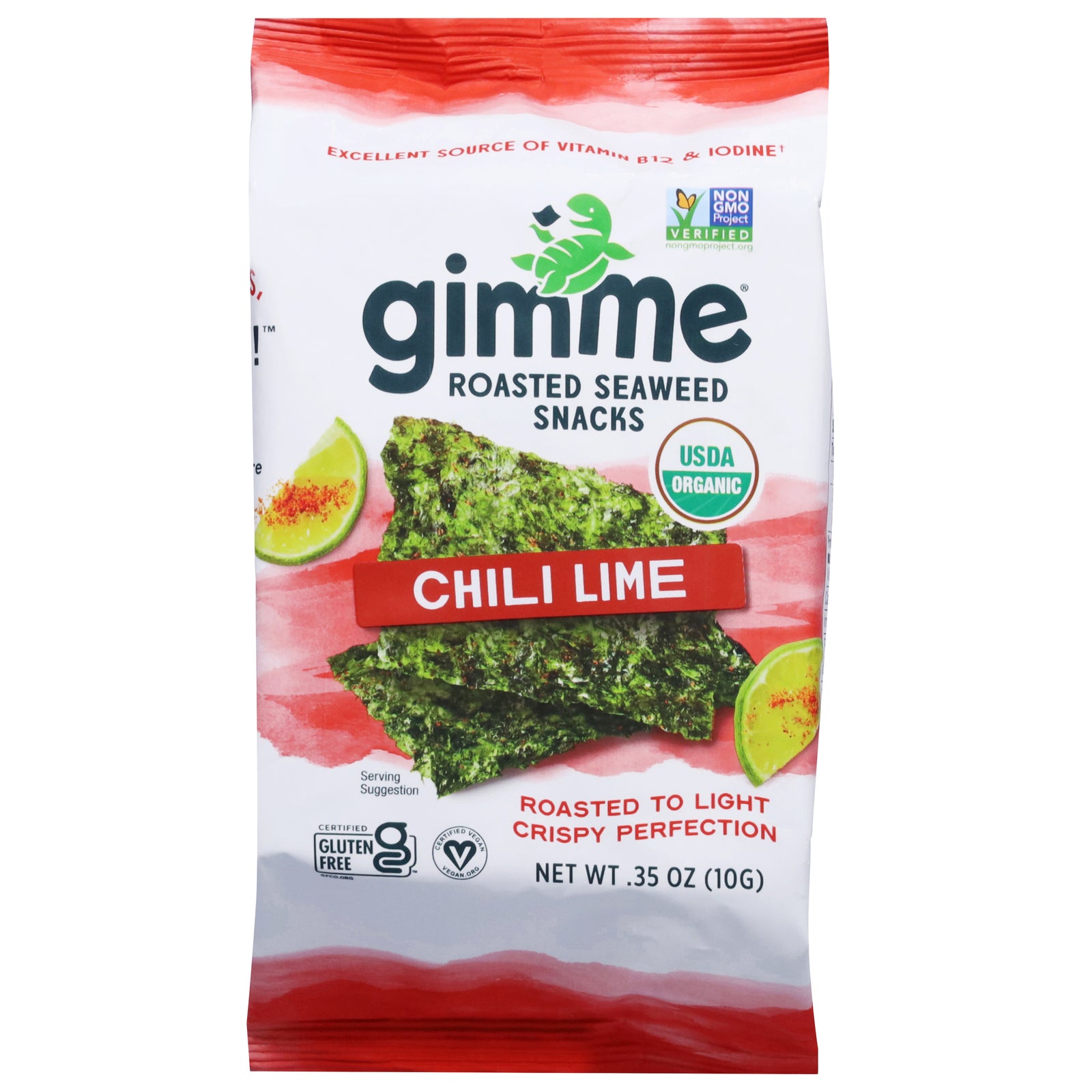 Gimme Seaweed Snacks - Seaweed Snk Og2 Chili Lme - CS of 12-.35 OZ
