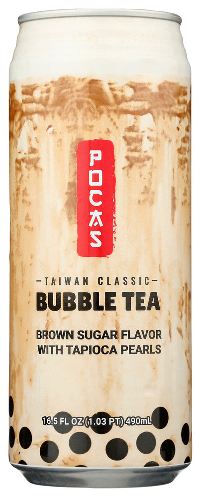 Pocas Tea Bubble Brown Sugar - Pack of 24 - 16.5 fo