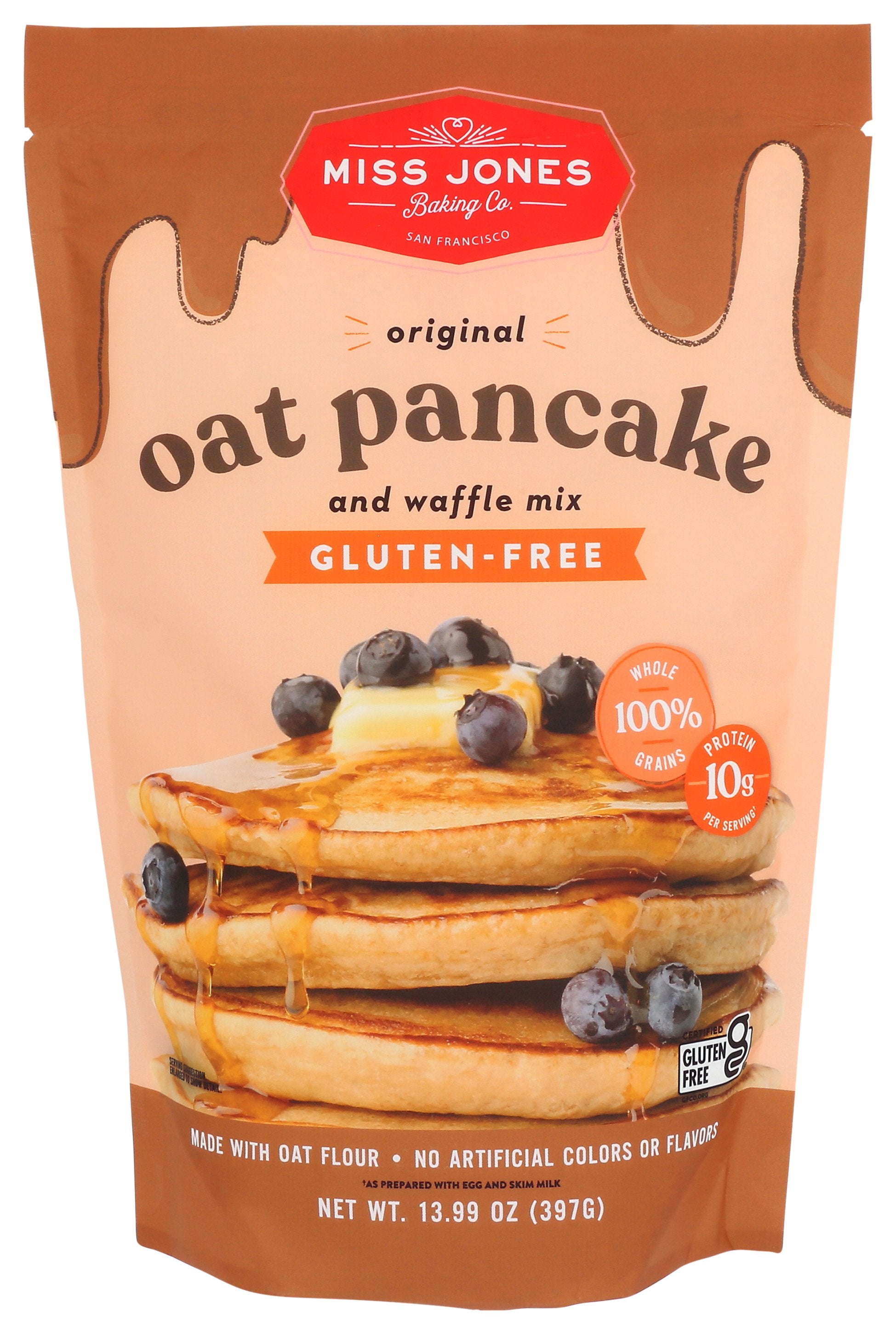 MISS JONES BAKING CO PANCAKE MIX ORIGNAL OAT - Case of 6