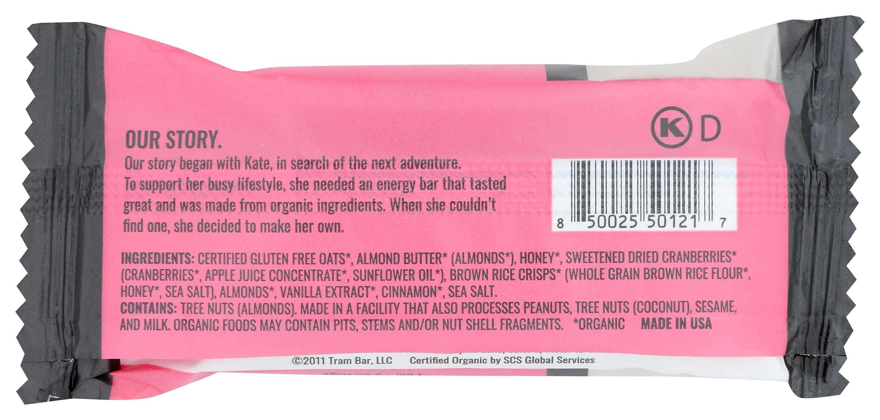 KATES REAL FOOD BAR OATMEAL CRNBRRY ALMND - Case of 12