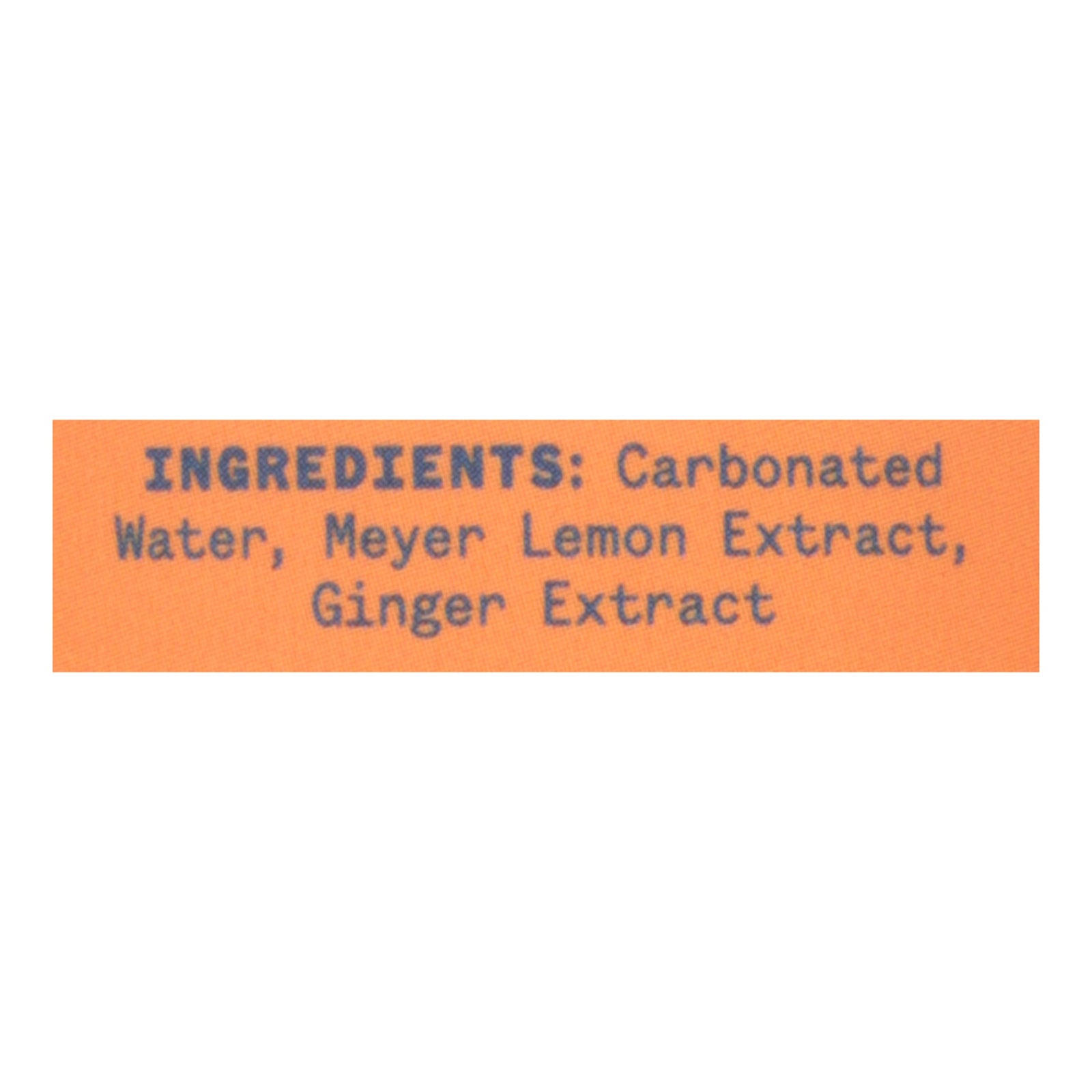 Aura Bora - Sparkling Water Ginger Mey Lemon - Case Of 12-12 Fz