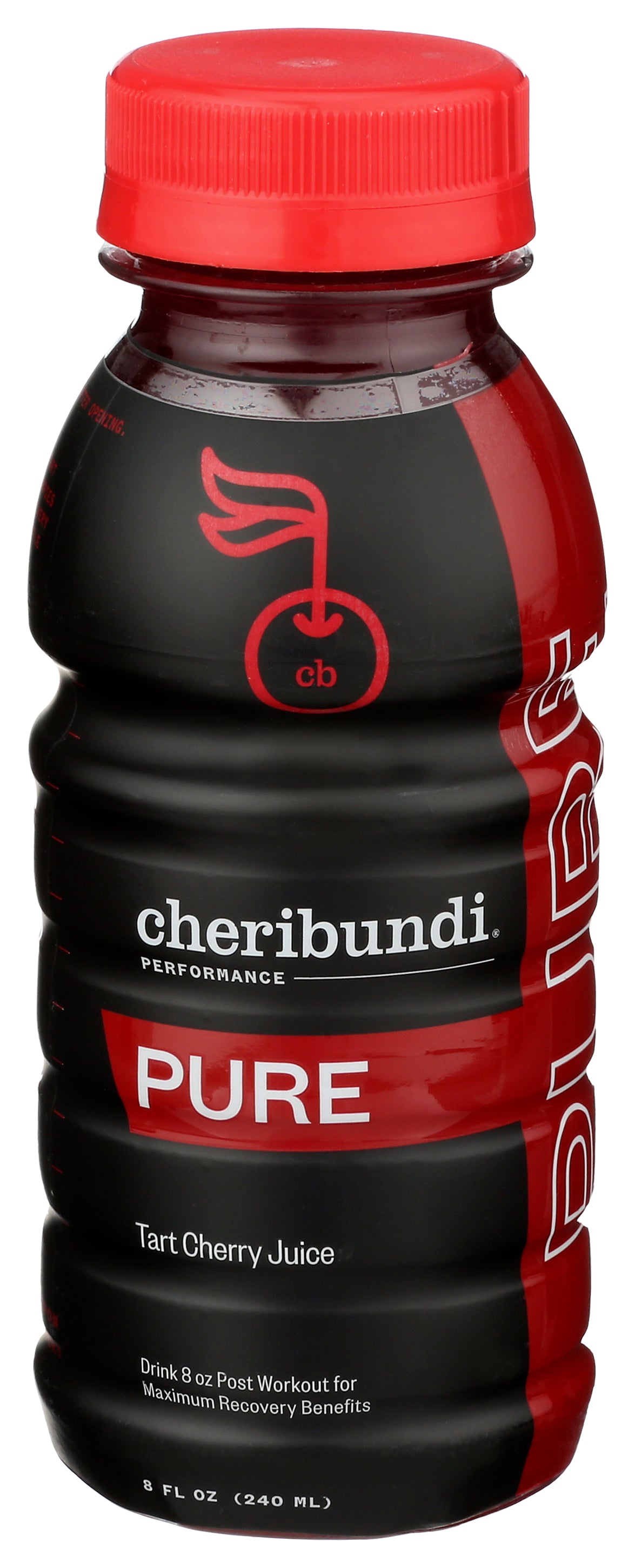Cheribundi Pure Tart Cherry Juice - Case of 12 - 8 fl oz