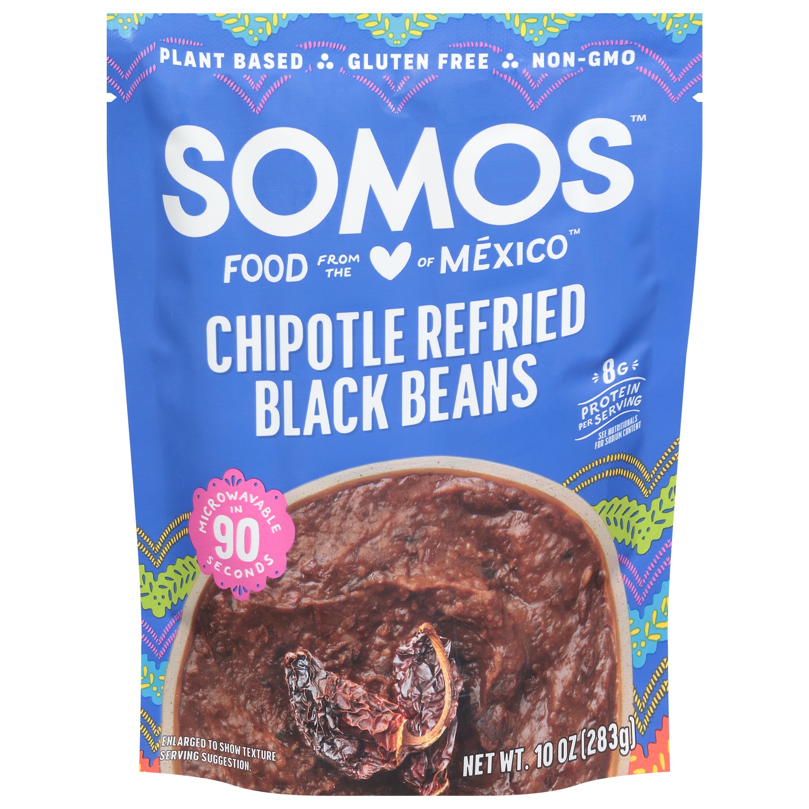 Somos - Beans Rth Rfrd Chptle Blk - CS of 6-10 OZ