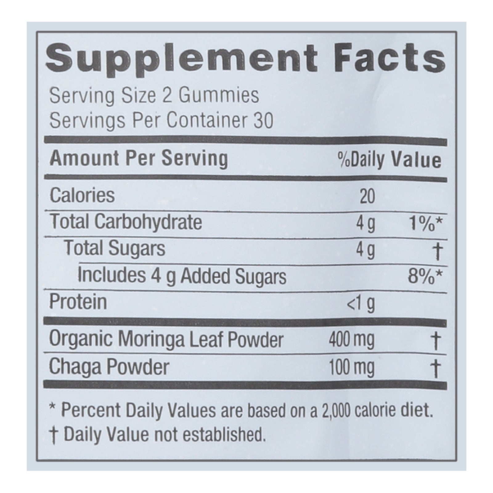 Kuli Kuli - Spr Gmmy Moringa Chaga - 1 Each-60 CT