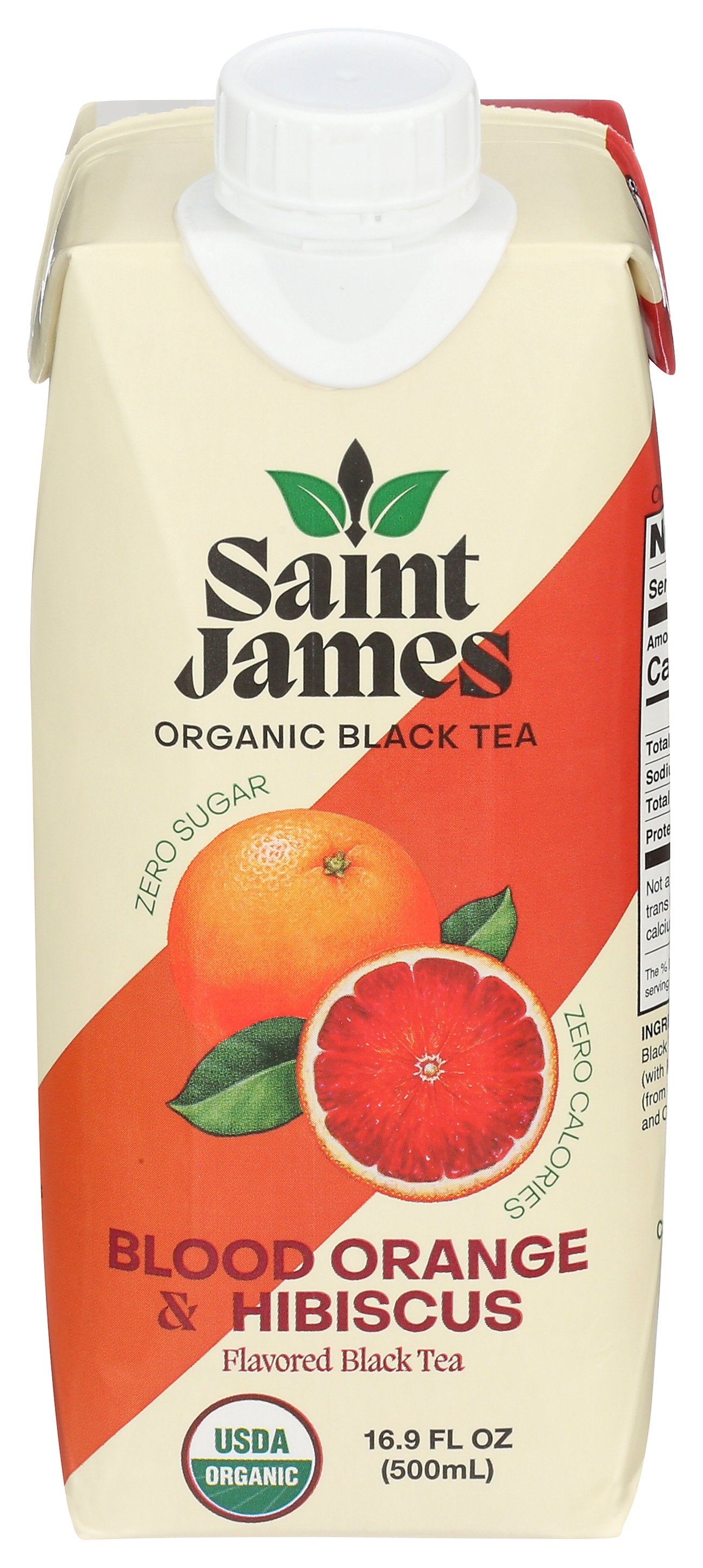 SAINT JAMES BRANDS LLC TEA BLK BLEND HIBSCS O - Case of 12