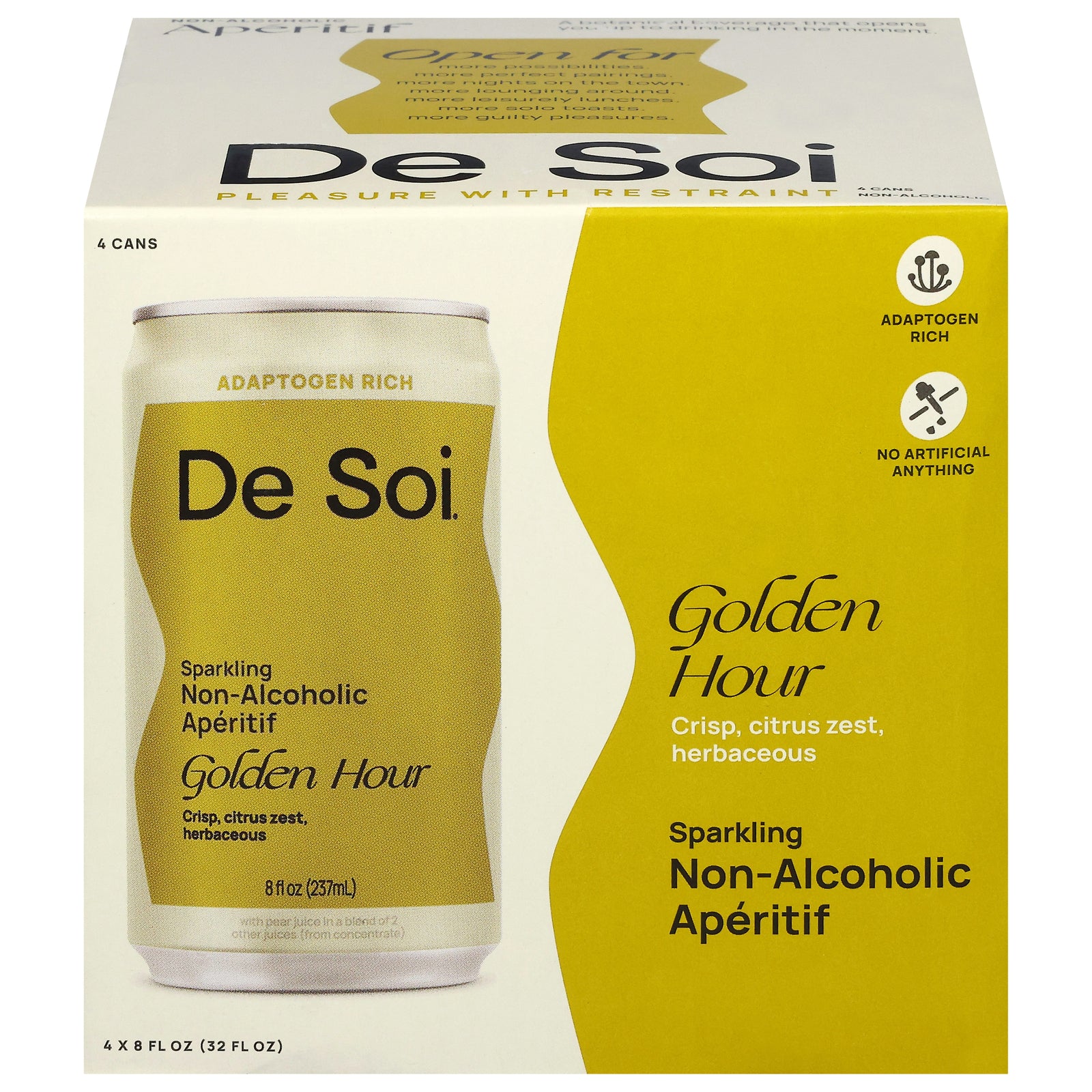 De Soi - Sprklng Bev Golden Hour - CS of 6-4/8 FZ