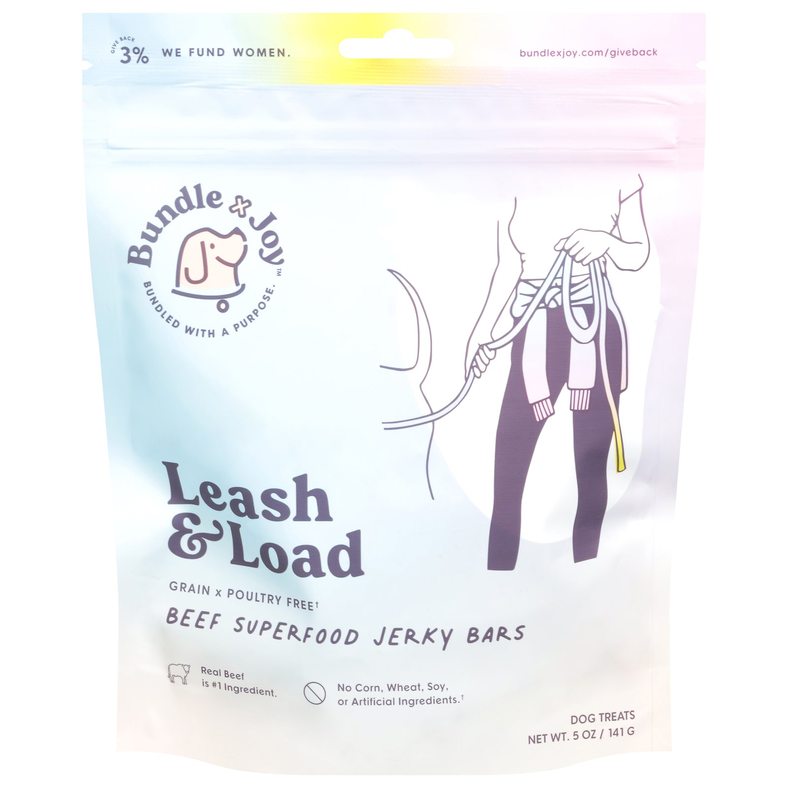 Bundle X Joy - Dg Sprfd Beef Jerky Bar - CS of 6-5 OZ