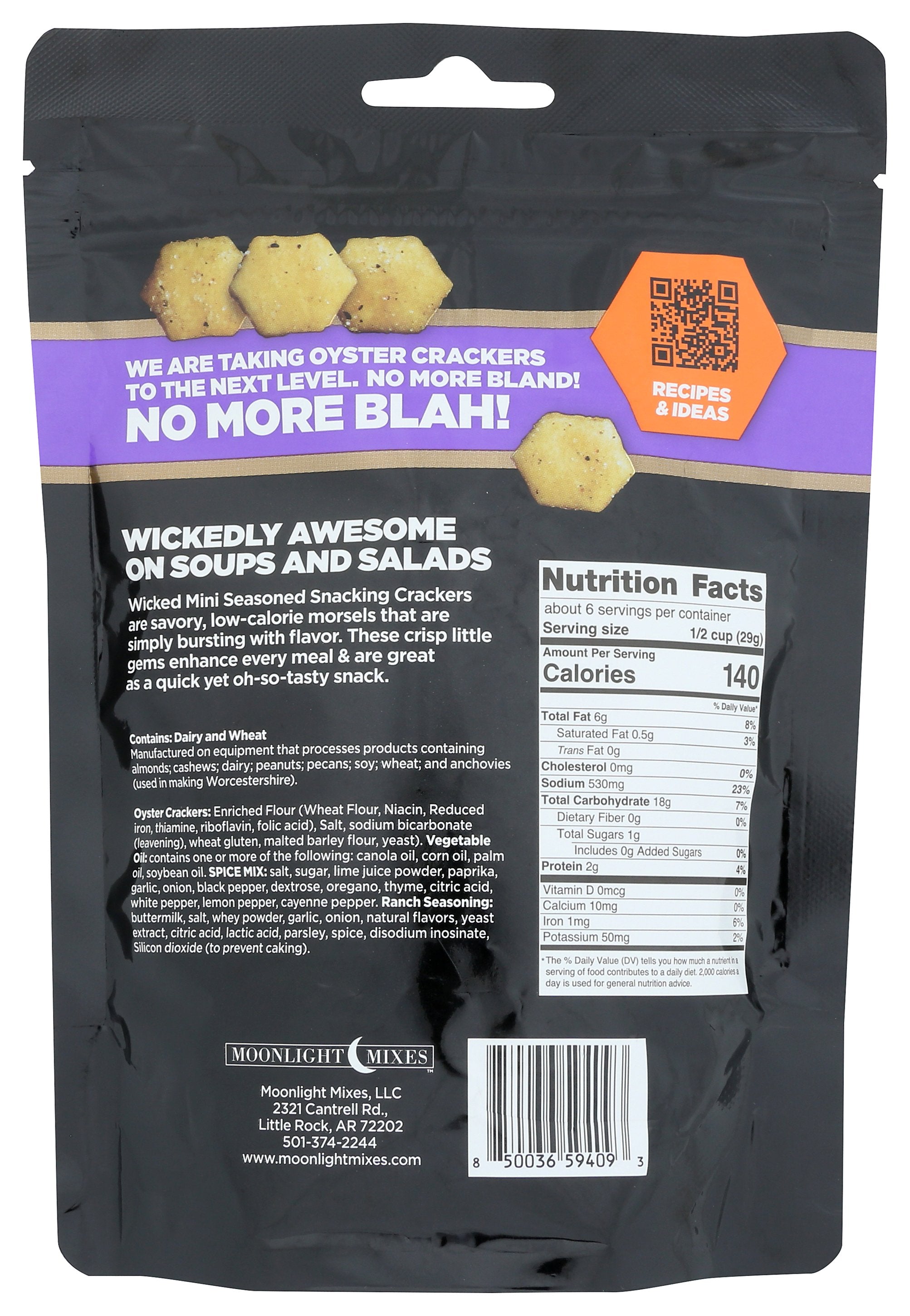 WICKED MIX CRACKERS CAJUN CREL MINI - Case of 6