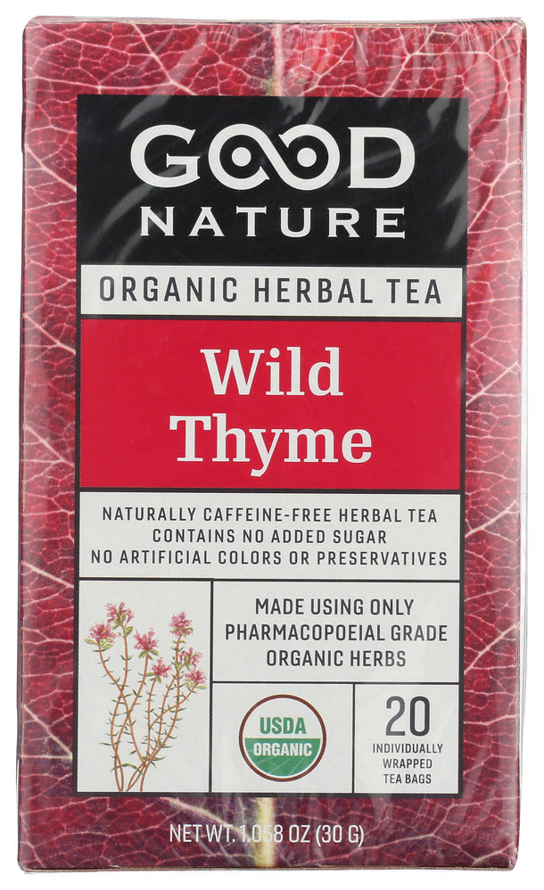 Good Nature Tea Thyme Wild - Pack of 6 - 1.058 oz
