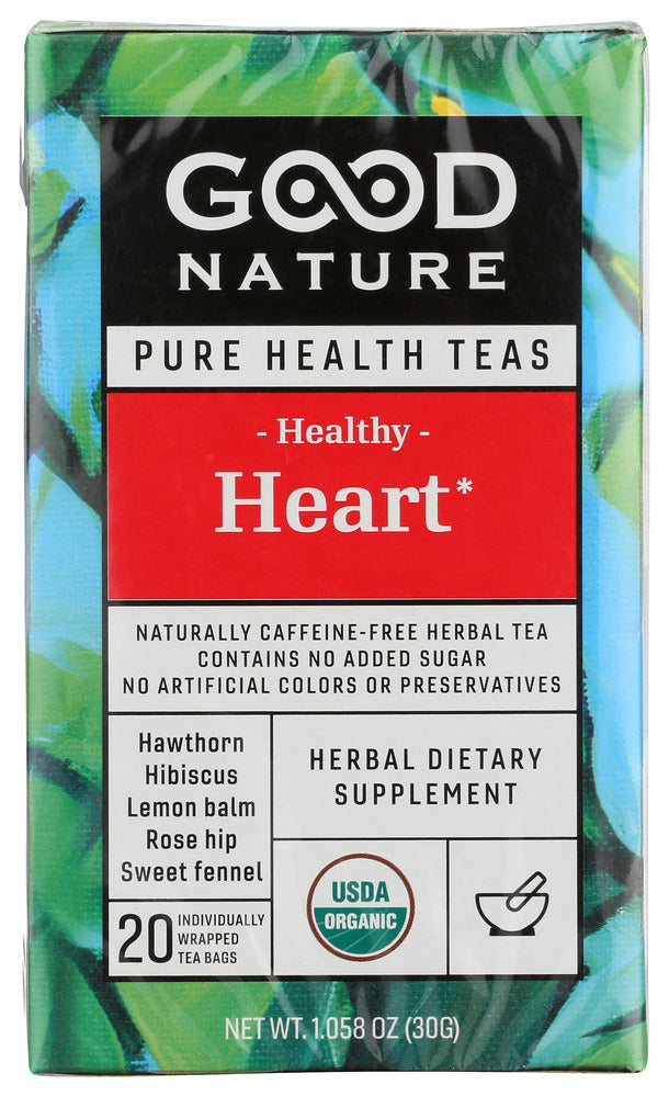 Good Nature Tea Heart - Pack of 6 - 1.058 oz