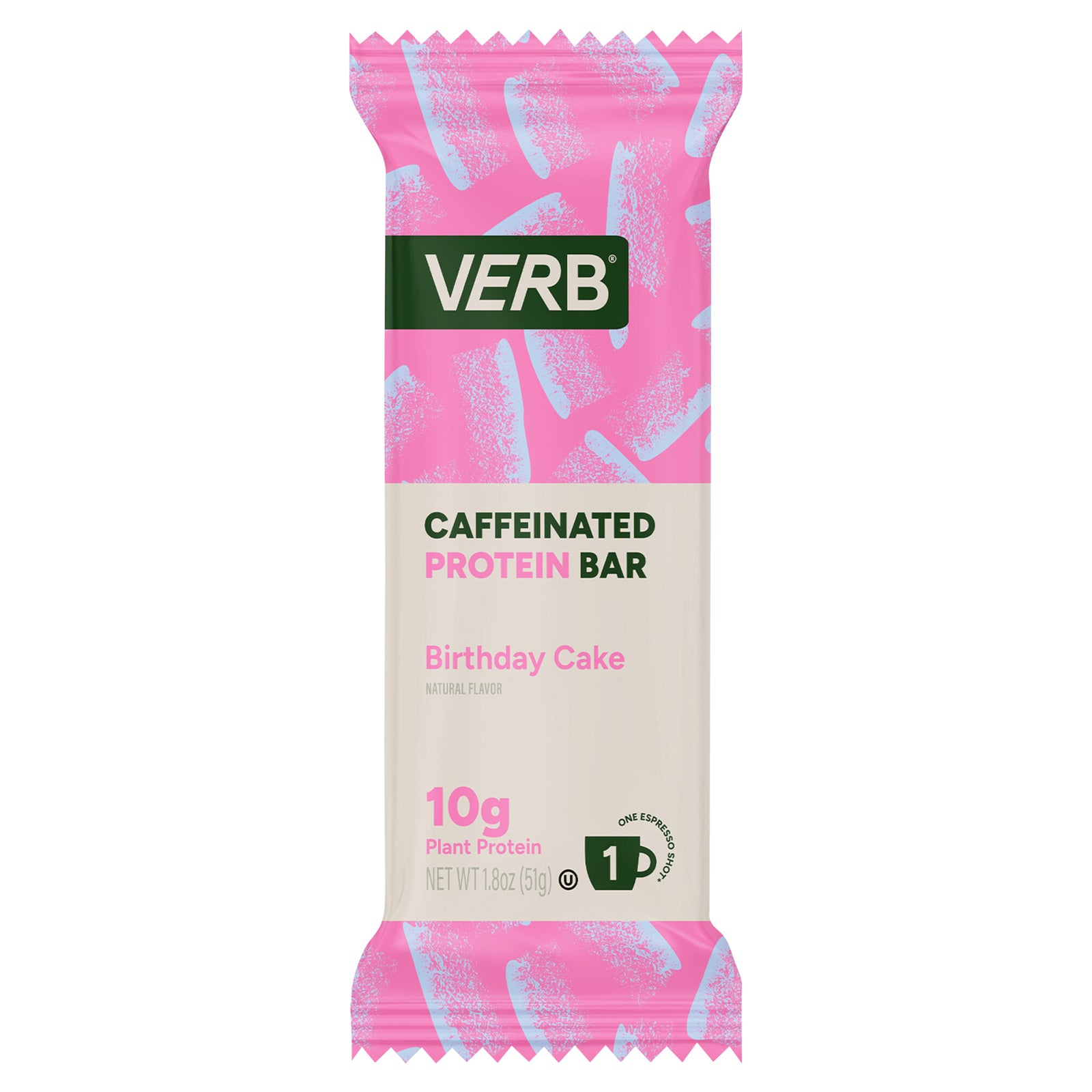 Verb Energy - Prtn Bar Brthdy Cke Caff - CS of 12-1.8 OZ