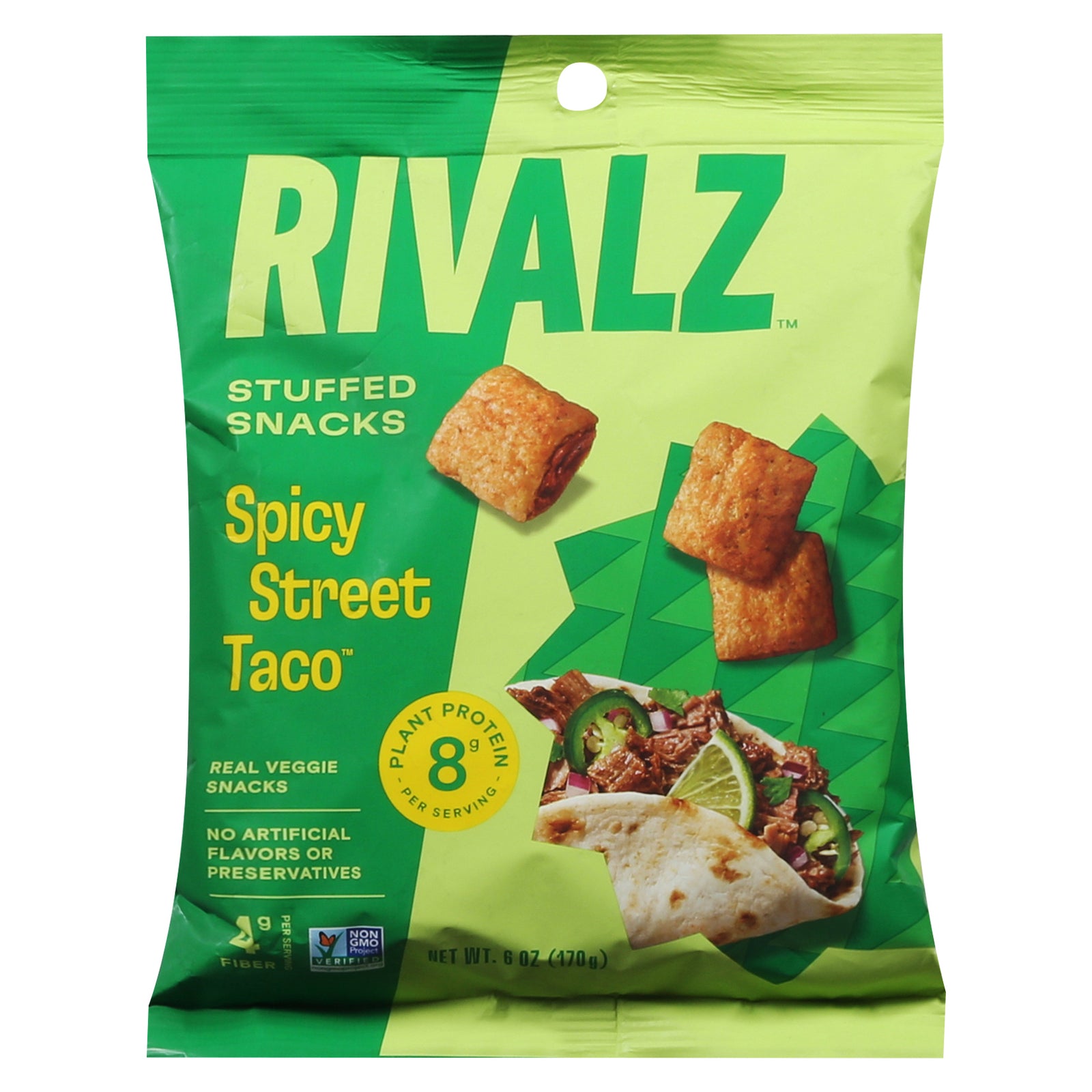 Rivalz - Veg Snack Spcy Strt Taco - CS of 10-6 OZ