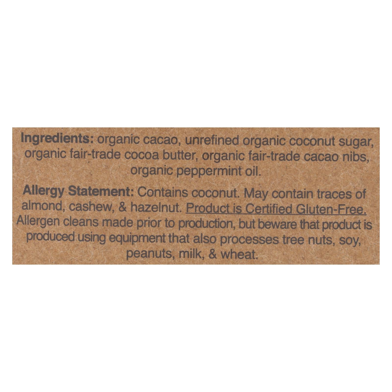 Hu - Dark Chocolate Bar Crunchy Mint - Case of 12-2.1 OZ