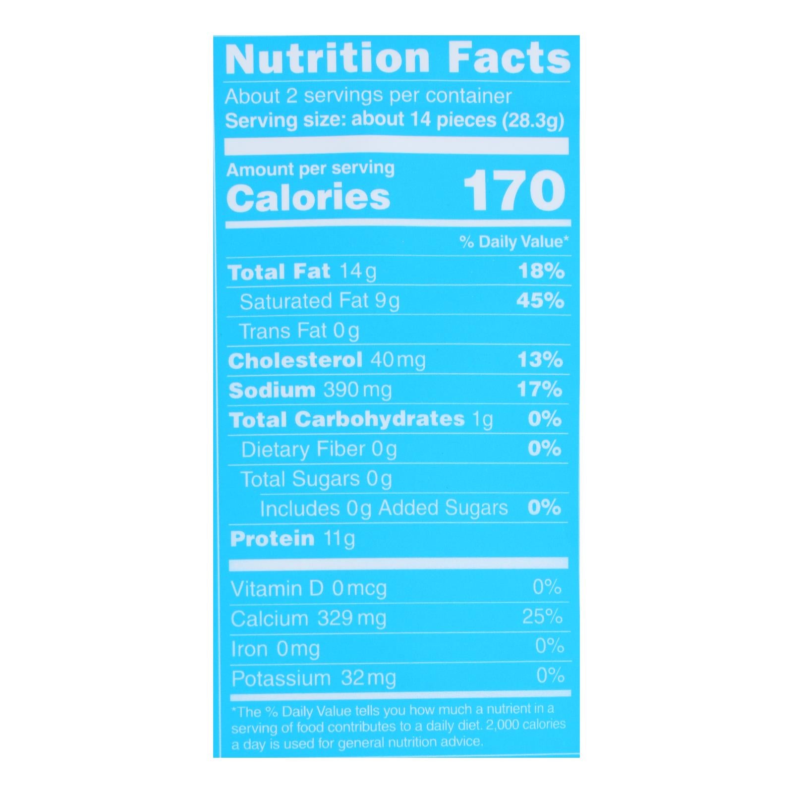 Moon Cheese Gouda Dehydrated Cheese Snack  - Case Of 12 - 2 Oz
