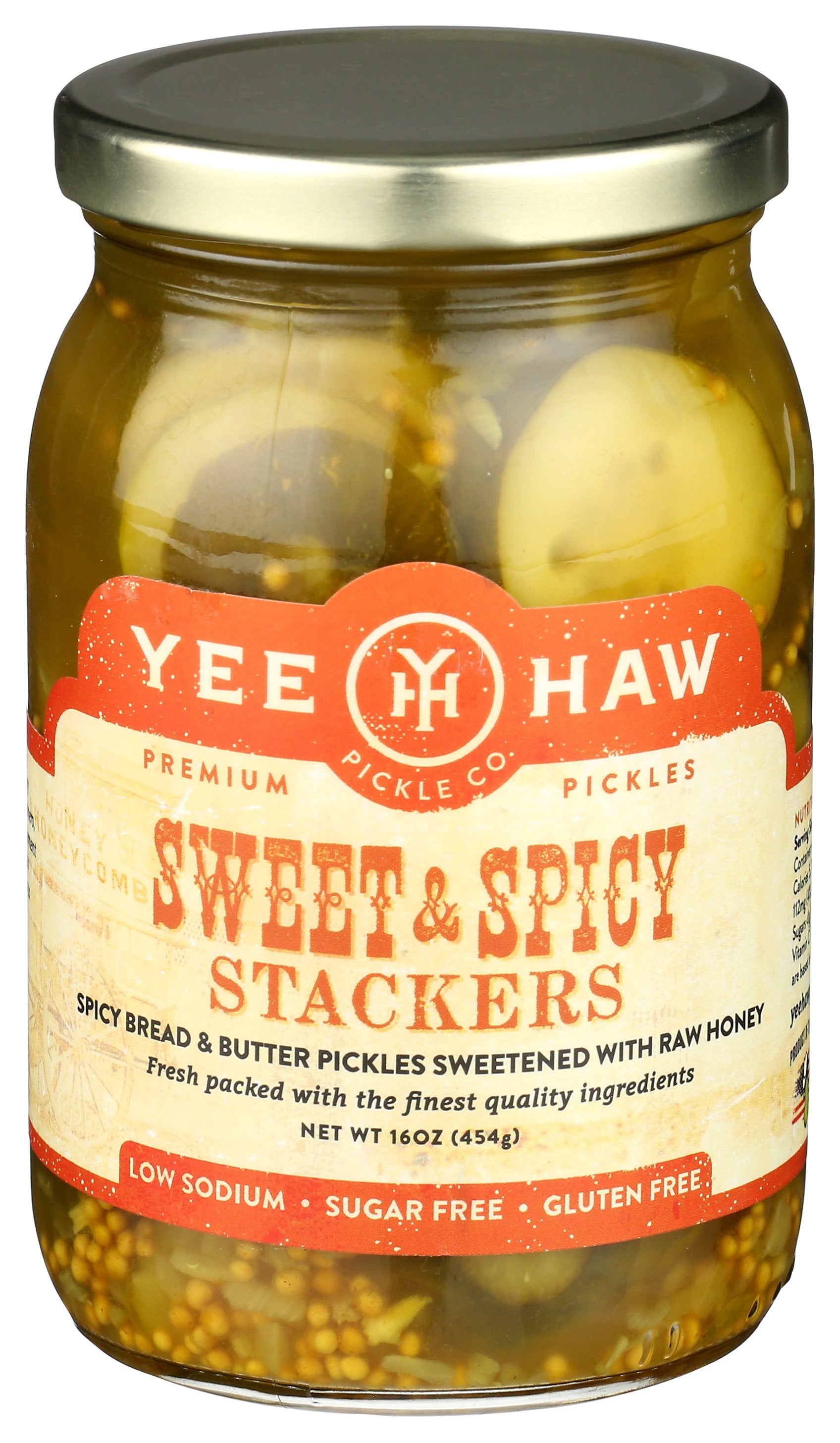 YEE HAW PICKLE COMPANY PICKLE SWT & SPCY STCK - Case of 6