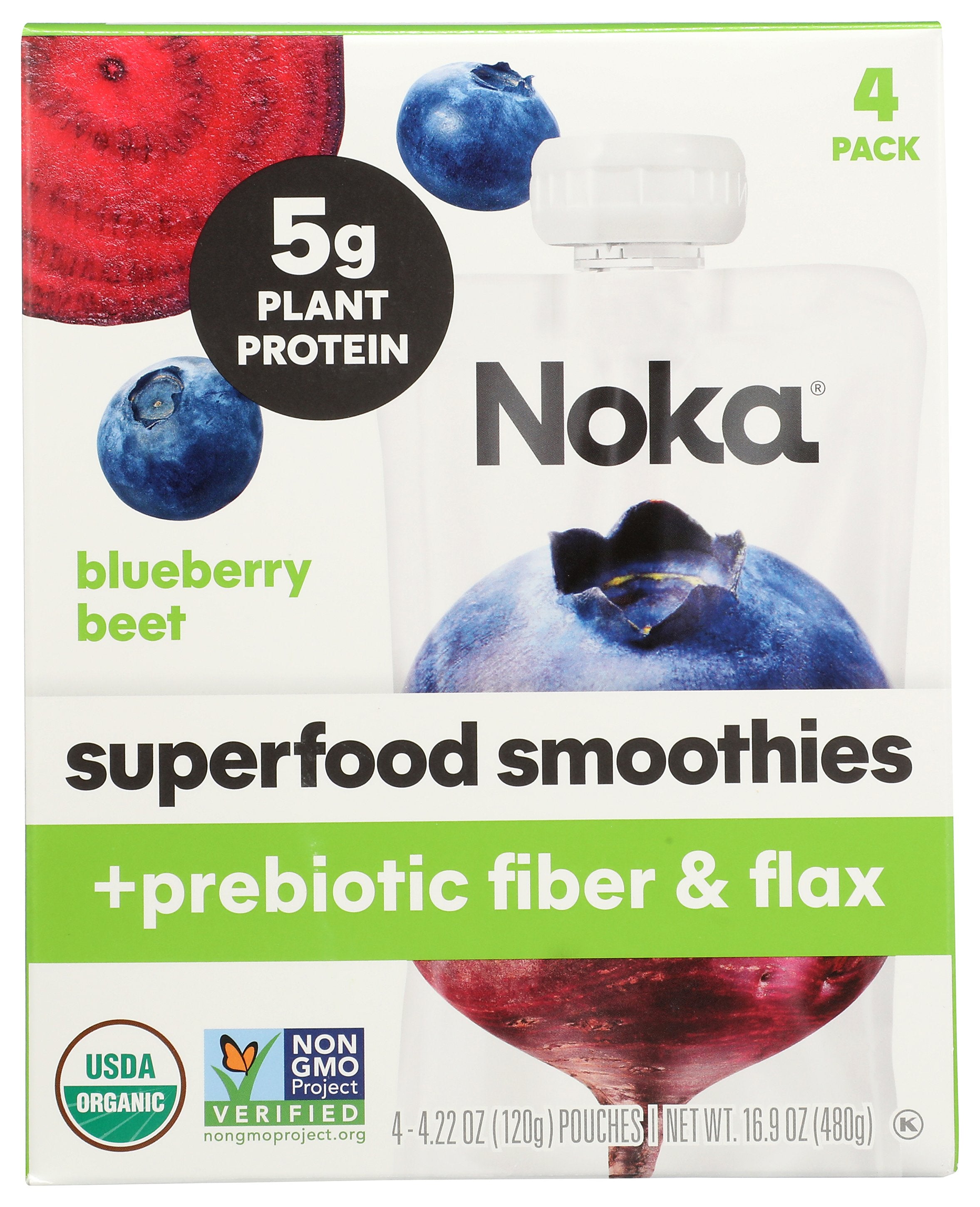 NOKA SMOOTHIE BLUBRY BEET 4PC - Case of 6