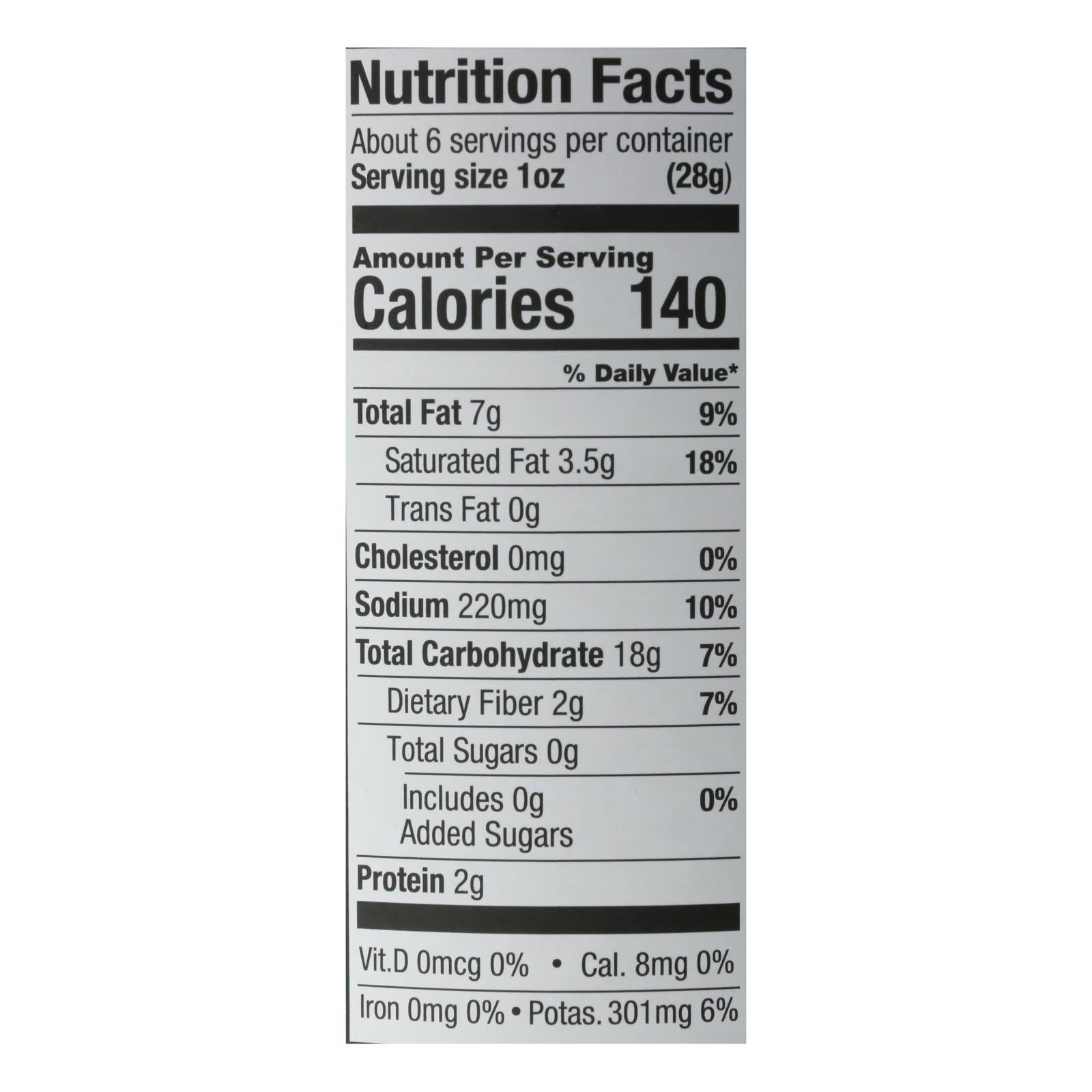 The Good Crisp - Sour Cream And Onion - Case Of 8 - 5.6 Oz.