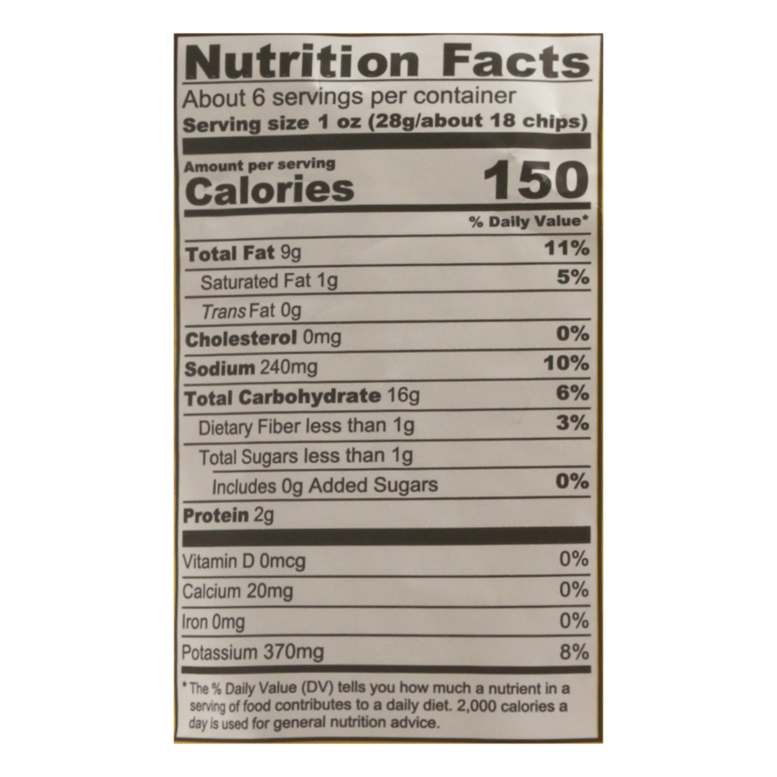 The Good Crisp Company - Pot Chip Ched Sour Crm - CS of 12-5.5 OZ