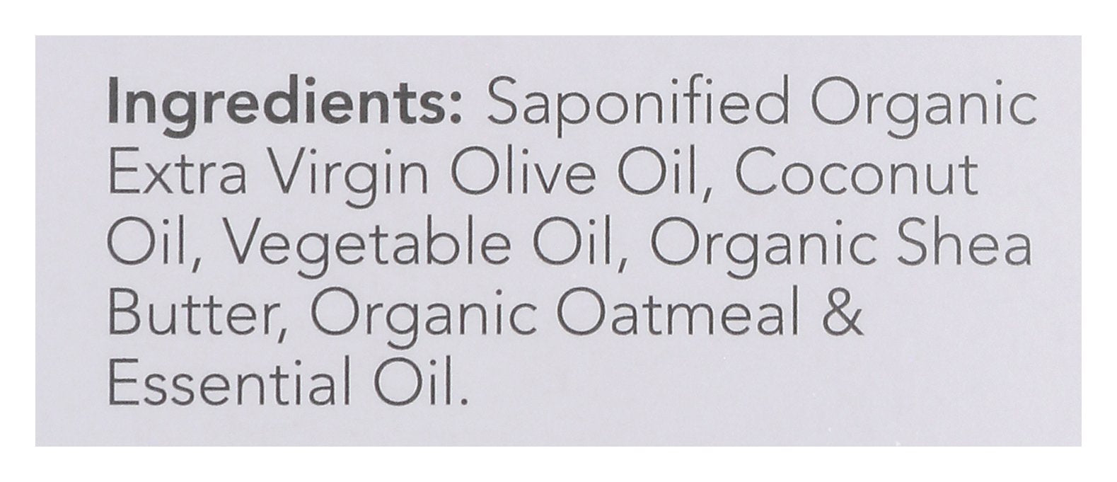 NOTA OLIVE OIL SKINCARE SOAP BR OLV OIL LVN O