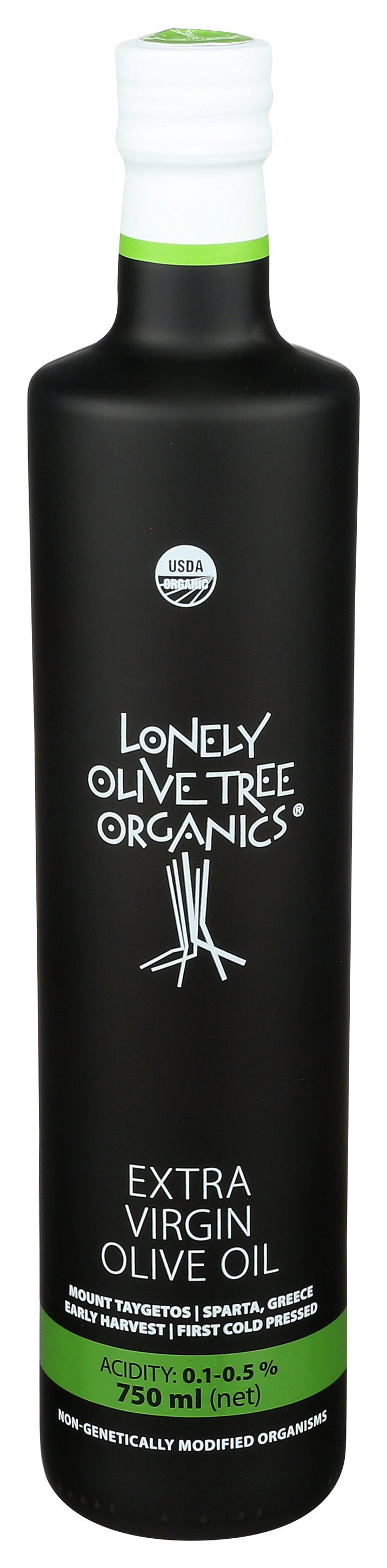 THE LONELY OLIVE TREE OIL OLIVE XTRA VRGN ORG - Case of 6 [EXTRA VIRGIN OLIVE OIL - 750 ML]