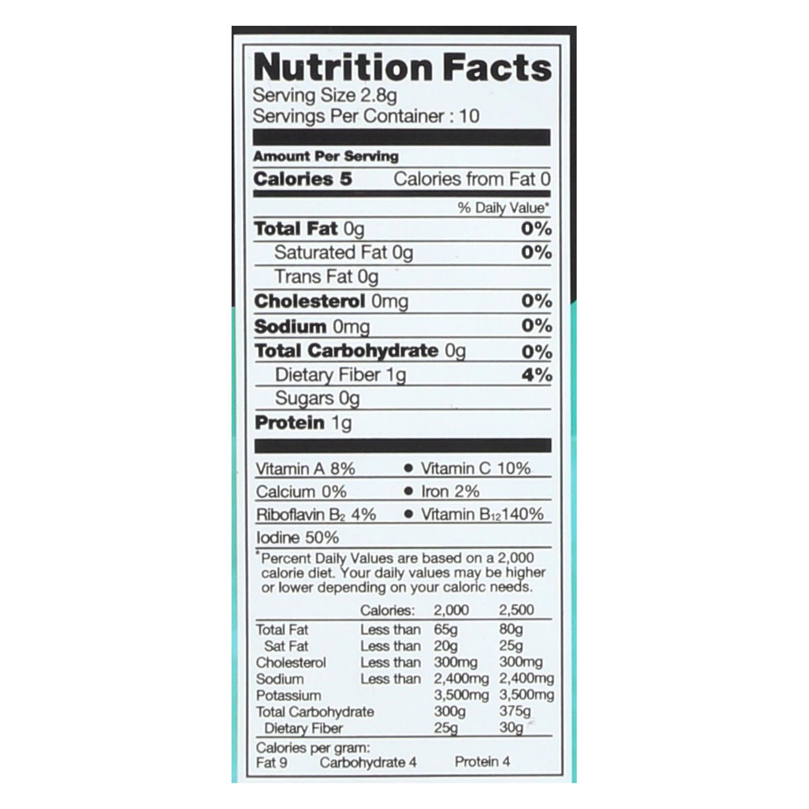 Ocean's Halo - Sushi Nori Organic - Case of 12-1 OZ