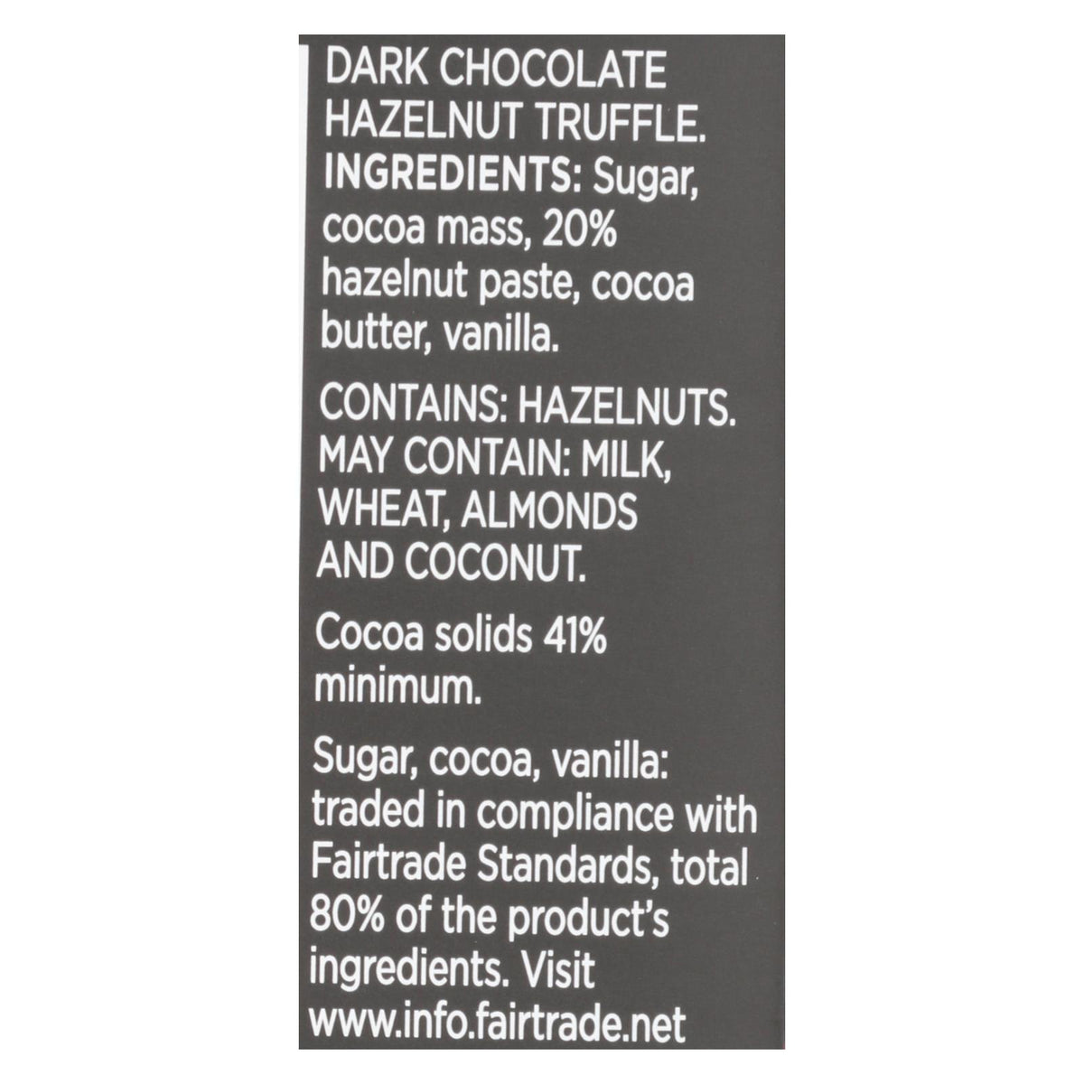 Divine - Bar Dark Chocolate Hazelnut Trffl - Case of 12 - 3 OZ