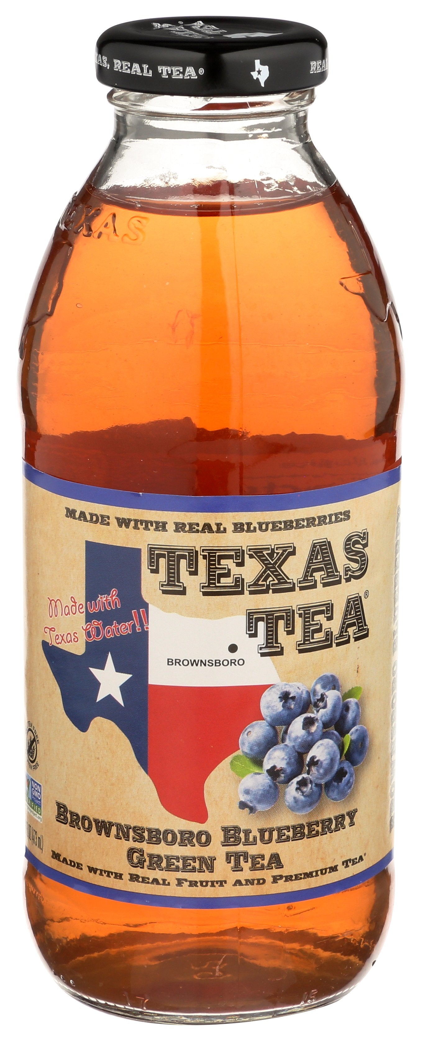 TEXAS TEA TEA GRN BLUBRRY - Case of 12
