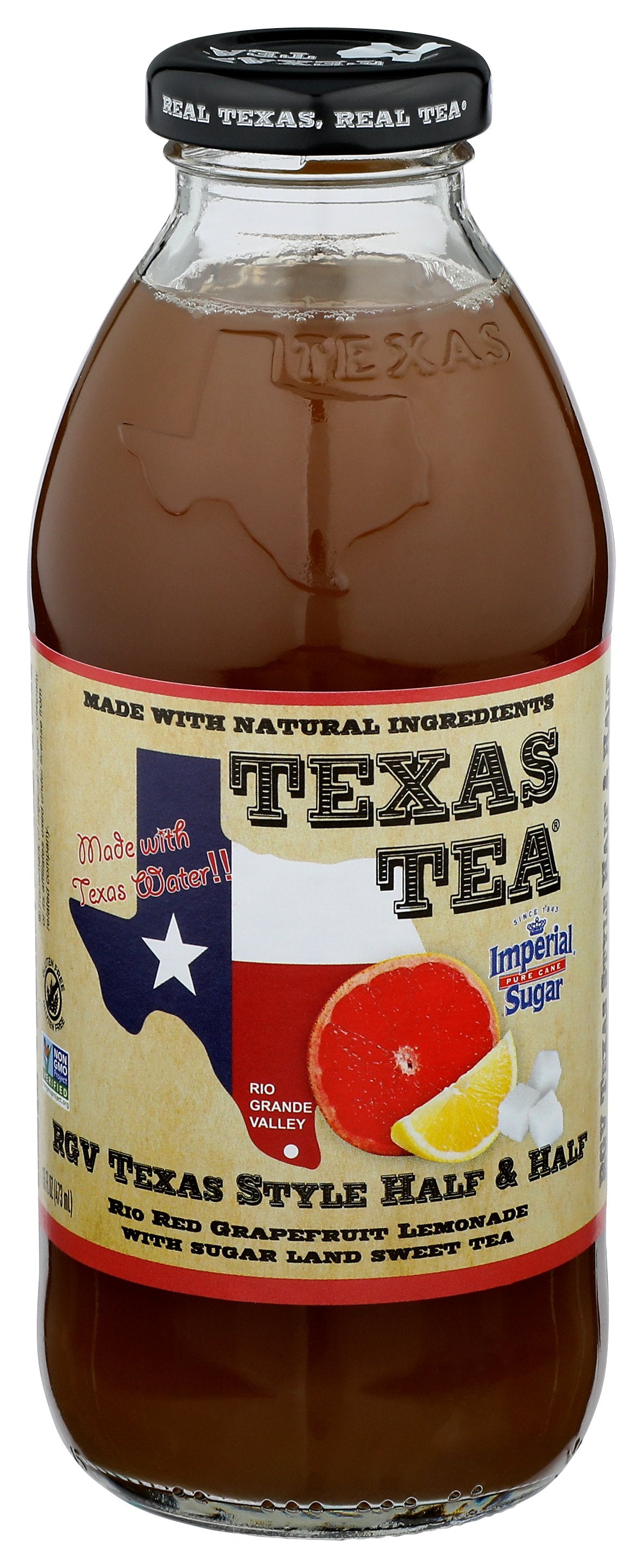 TEXAS TEA LEMONADE RGV HLF&HLF TEA - Case of 12