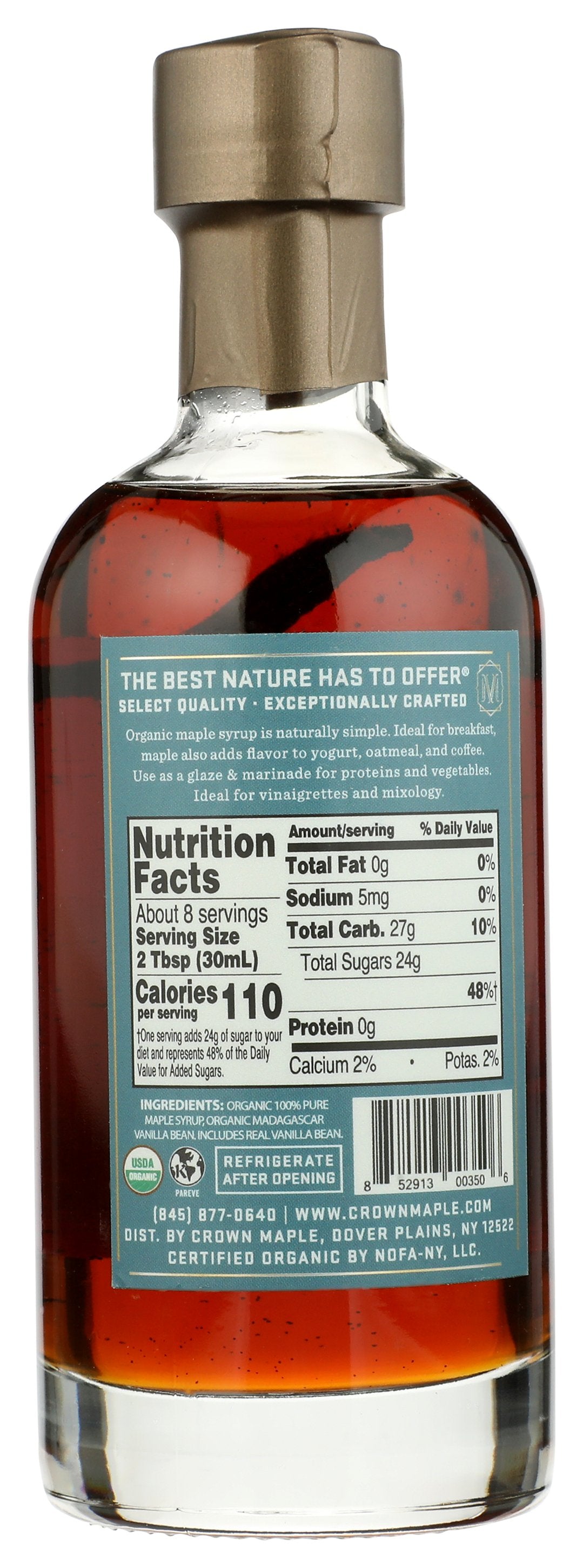 CROWN MAPLE SYRUP MPLE MDGSCR VNLLA - Case of 8