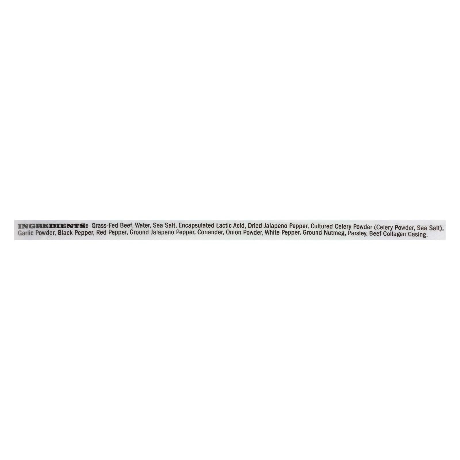 Country Archer - Jerky Beef Stick Jalapeno - Case of 18-1 OZ