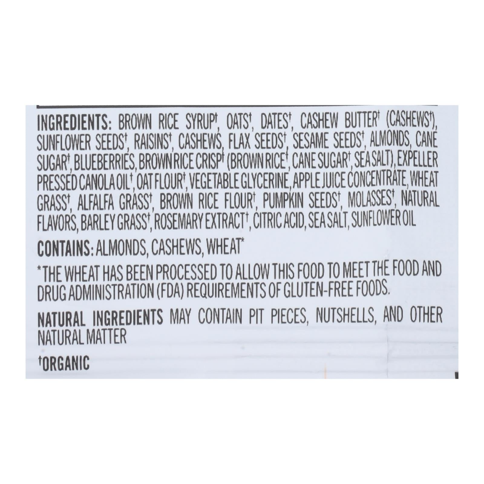 Probar Bar Organic Superberry Bar - Case of 12 - 3 oz