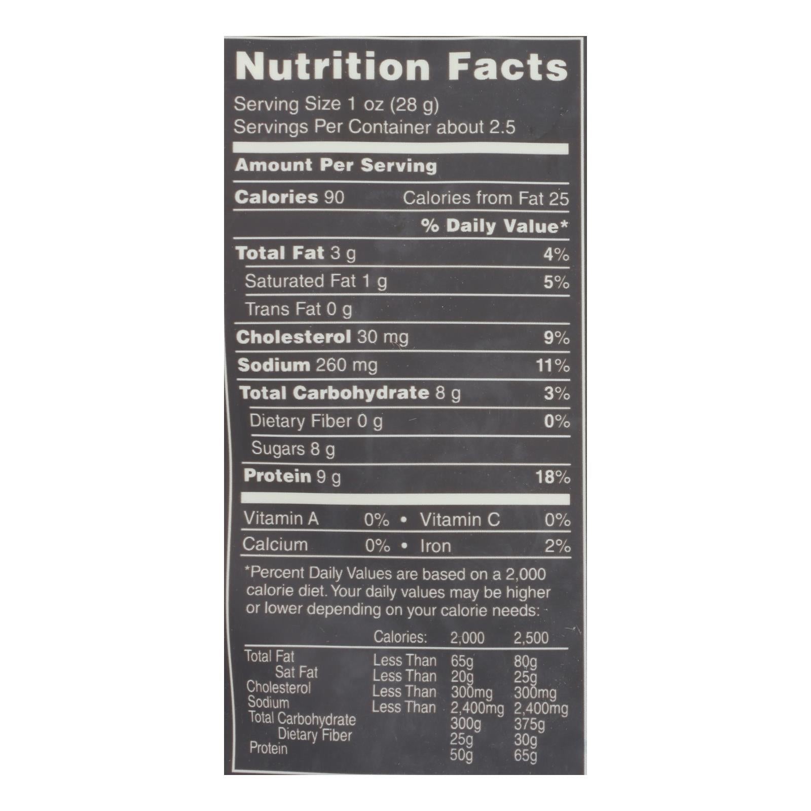 Krave Pork Jerky - Black Cherry Barbeque - Case of 8 - 2.7 oz.