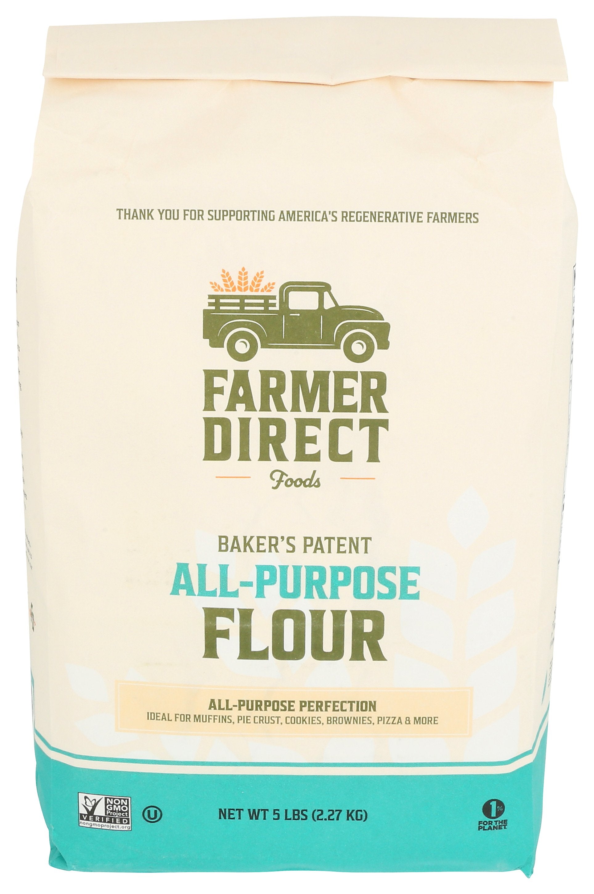 FARMER DIRECT FOODS FLOUR ALL PRPOSE PATENT - Case of 8