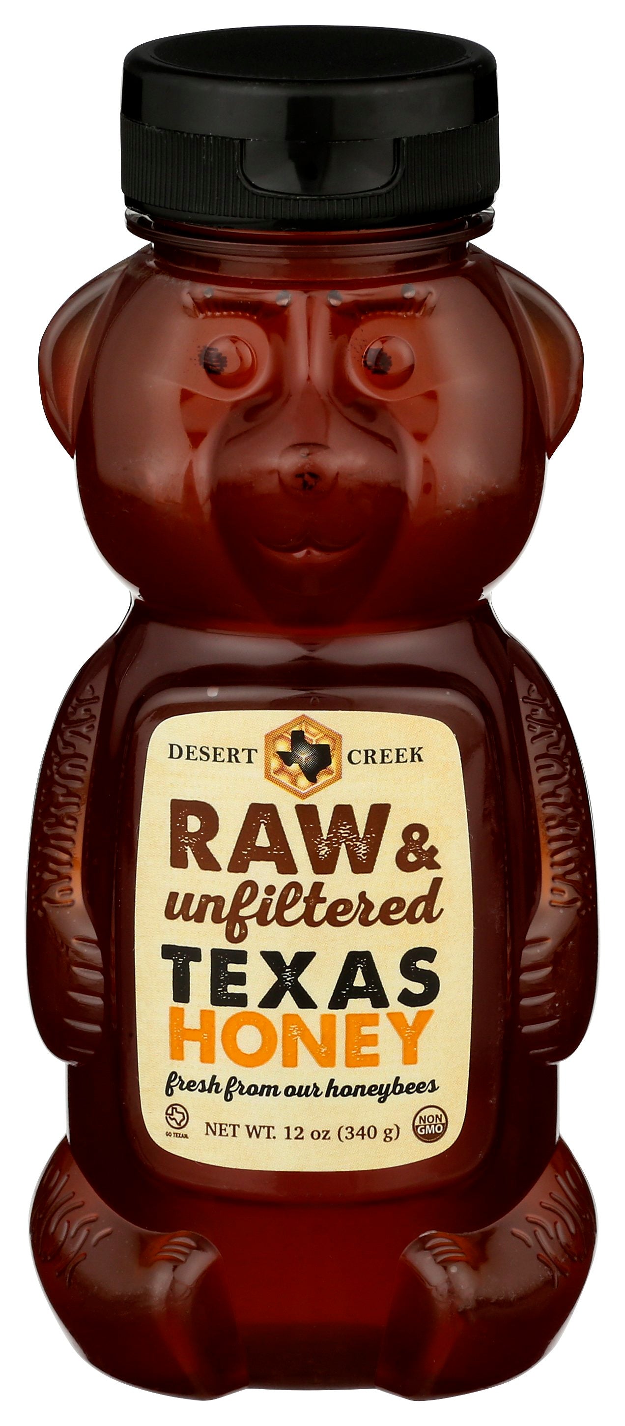 DESERT CREEK HONEY LLC HONEY RAW TEXAS - Case of 6 [Raw & Unfiltered Texas Honey - 12 FO]