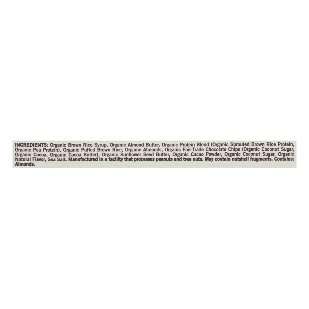 Gomacro Bar - Organic - Dark Chocolate - Almonds - Case of 12 - 2.3 oz