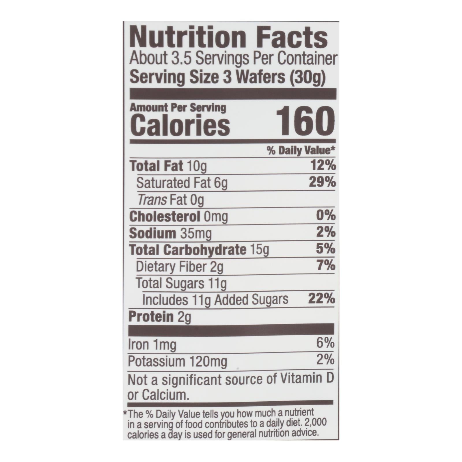 Little Secrets - Crispy Wafrs Dark Chocolate Sea Salt - Case Of 6-3.5 Oz