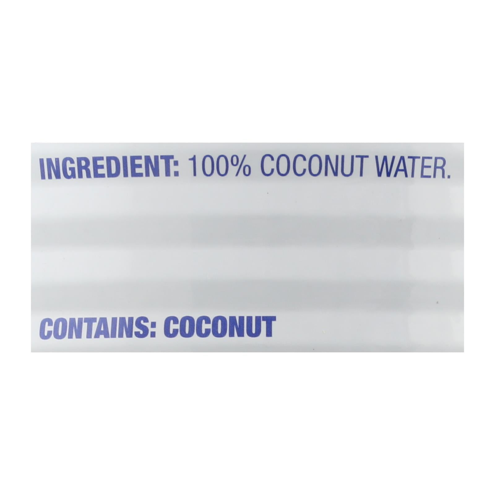 C2o - Pure Coconut Water Pure Coconut Water - Case Of 12 - 17.5 Fl Oz