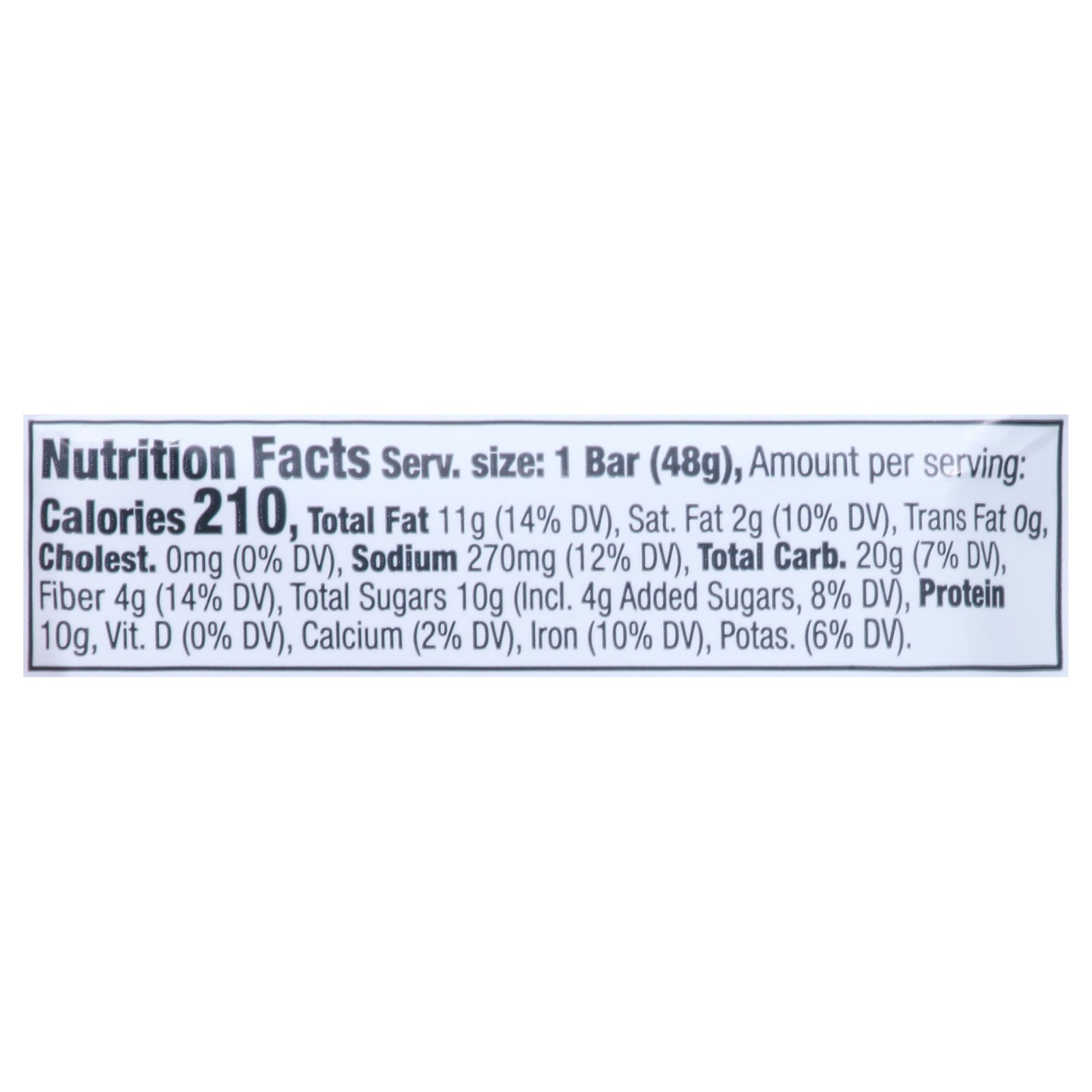 Quantum Energy Squares - Bar Pbtr Crunch Slt - CS of 8-1.69 OZ