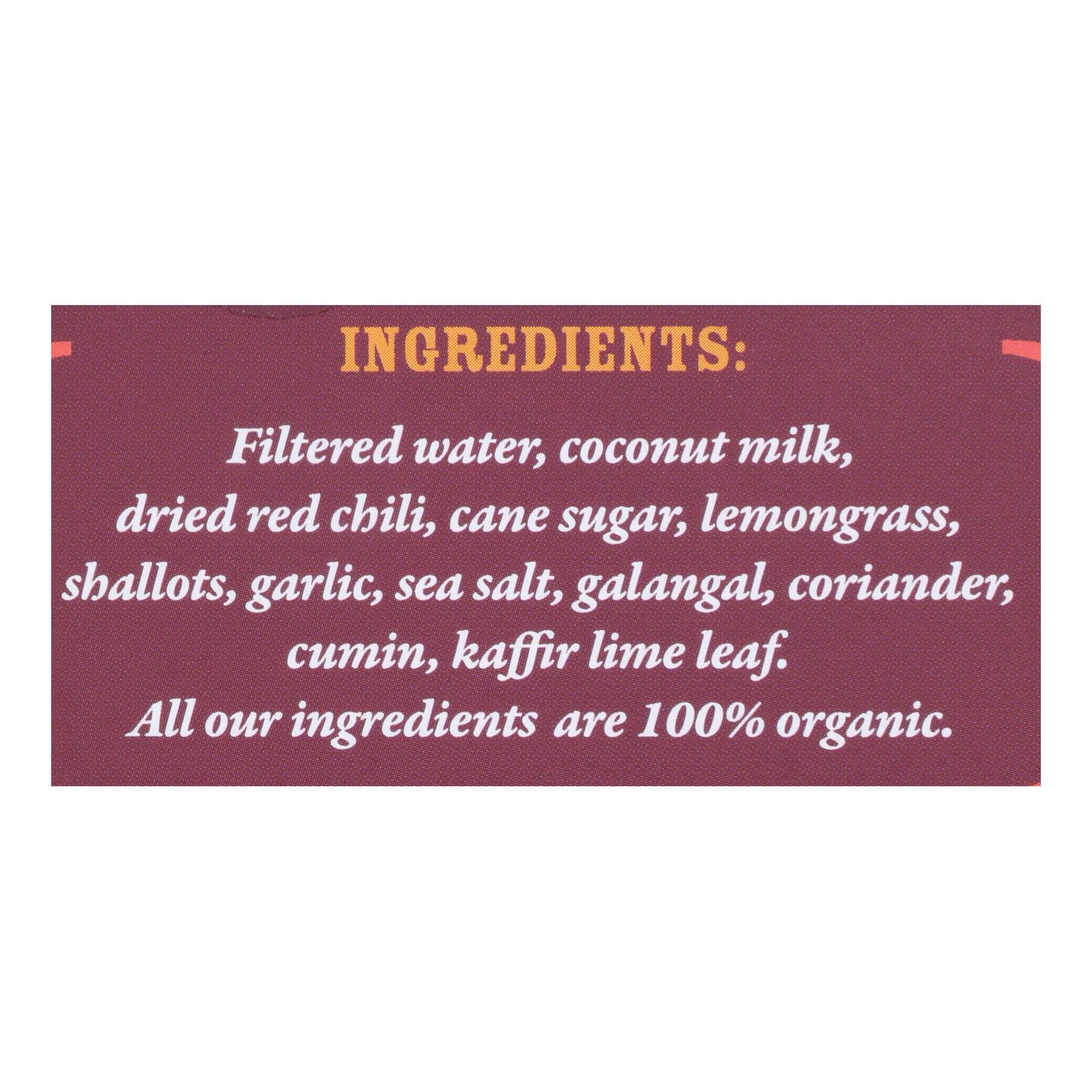 Mike's Organic Curry Love - Organic Curry Simmer Sauce - Red Thai - Case Of 6 - 8.8 Fl Oz.
