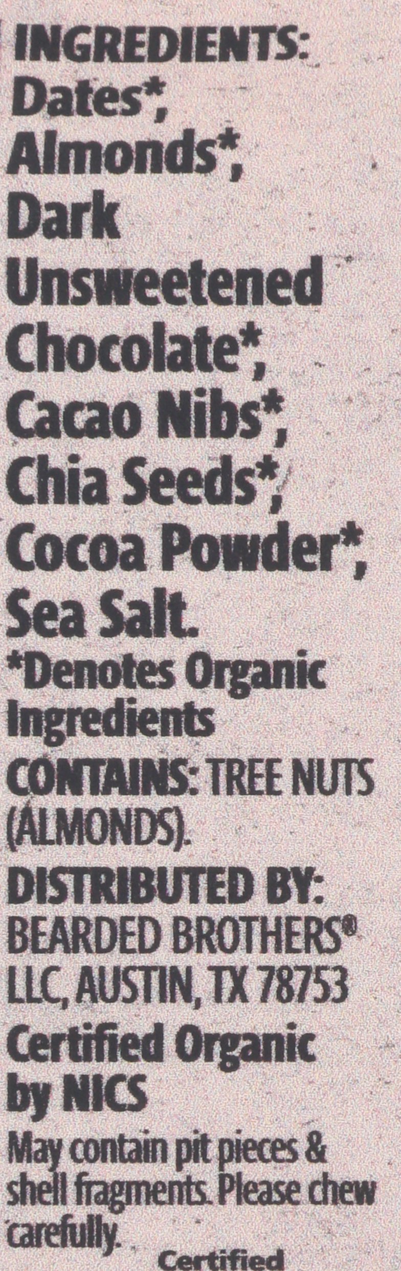 BEARDED BROTHERS BAR ALMOND BTTR CHOCOLATE - Case of 12