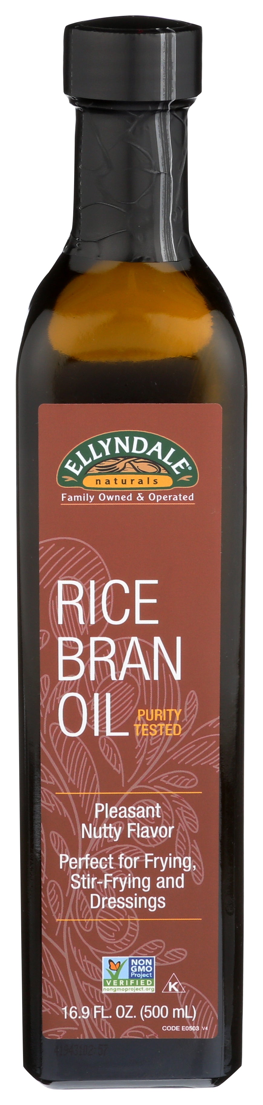 NOW Foods Ellyndale Naturals Rice Bran Oil - Case of 6 - 16.9 fl oz