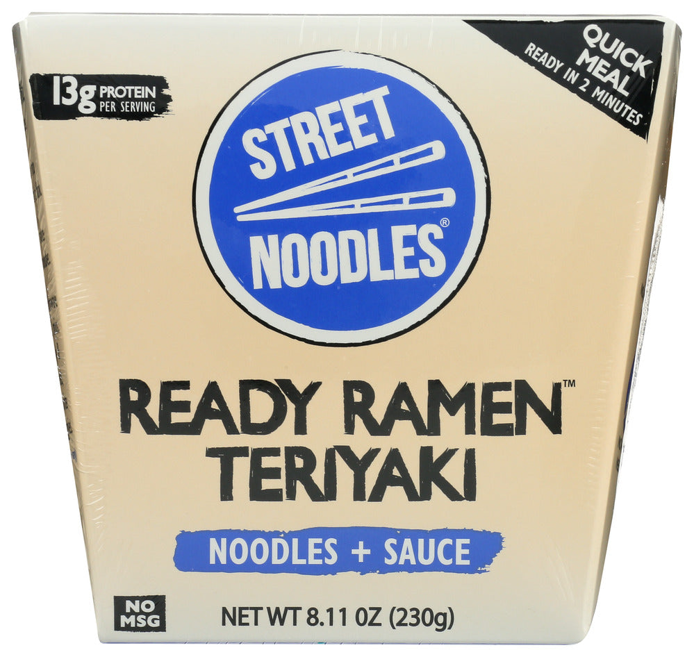 Street Noodles Ramen Noodle Teriyaki - Case of 6 - 8.11 oz